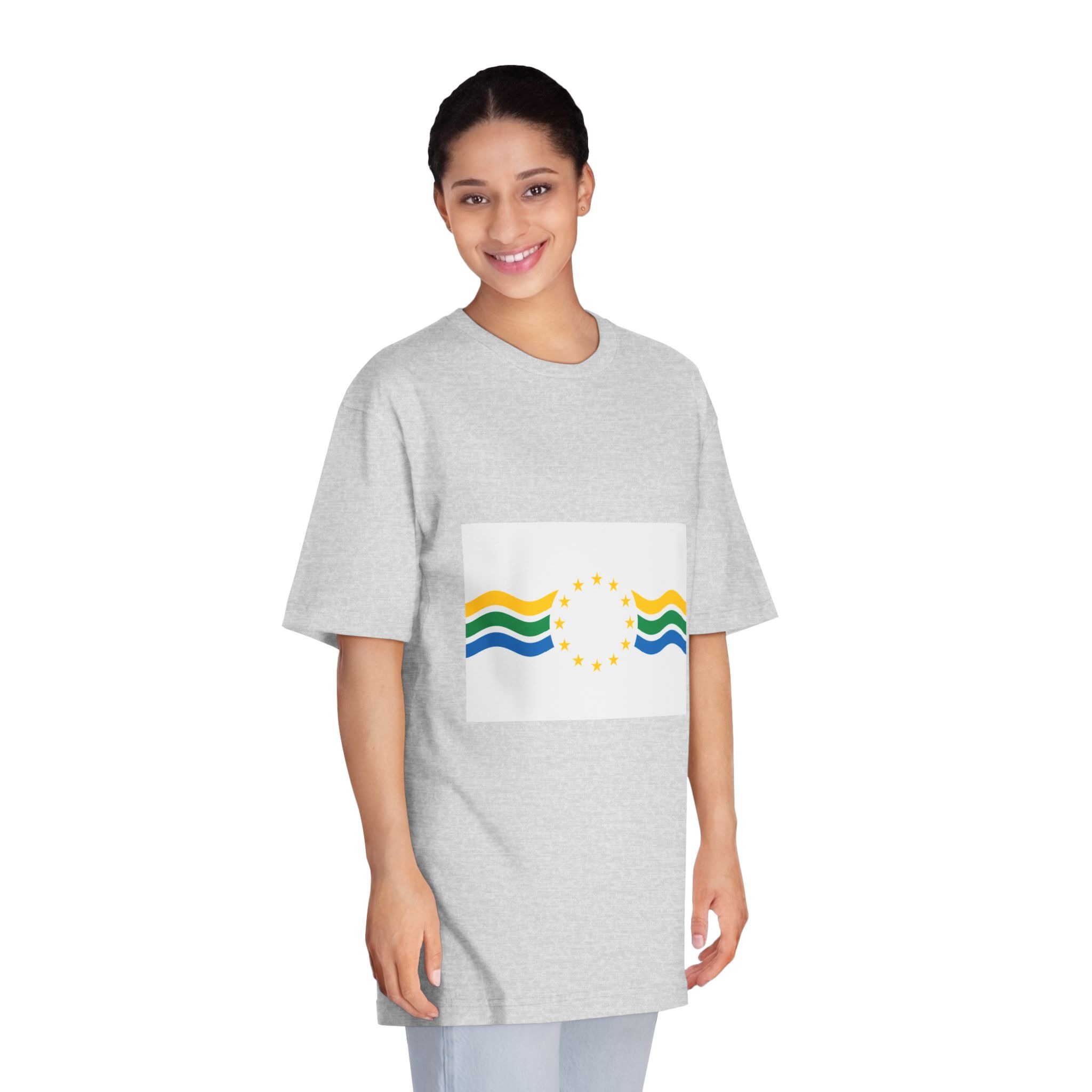 Flag of Los Ríos, Chile Unisex Classic Crewneck T Shirt - Image 15