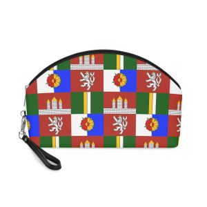 Flag of South Bohemian Region Makeup Bag