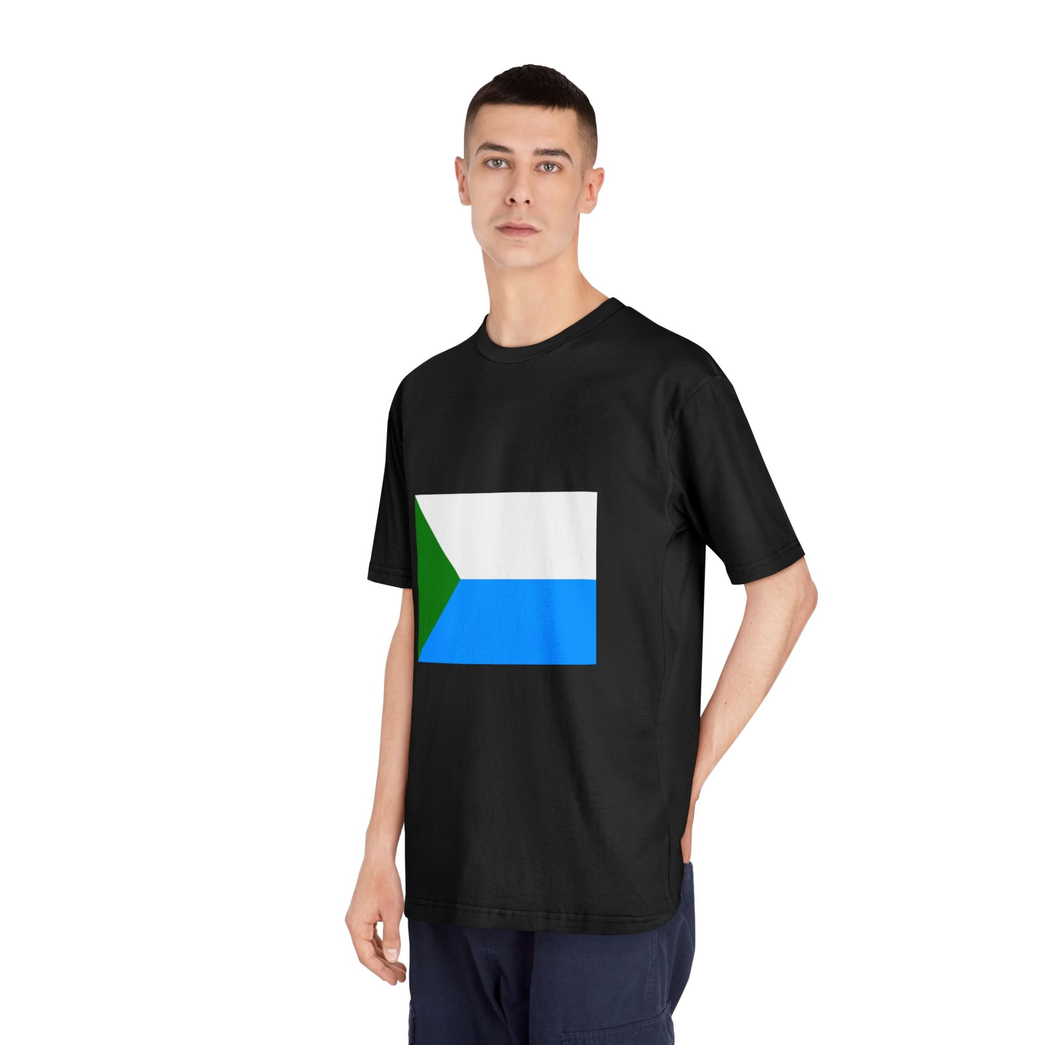 Flag of Khabarovsk Krai Unisex Classic Crewneck T Shirt - Image 8
