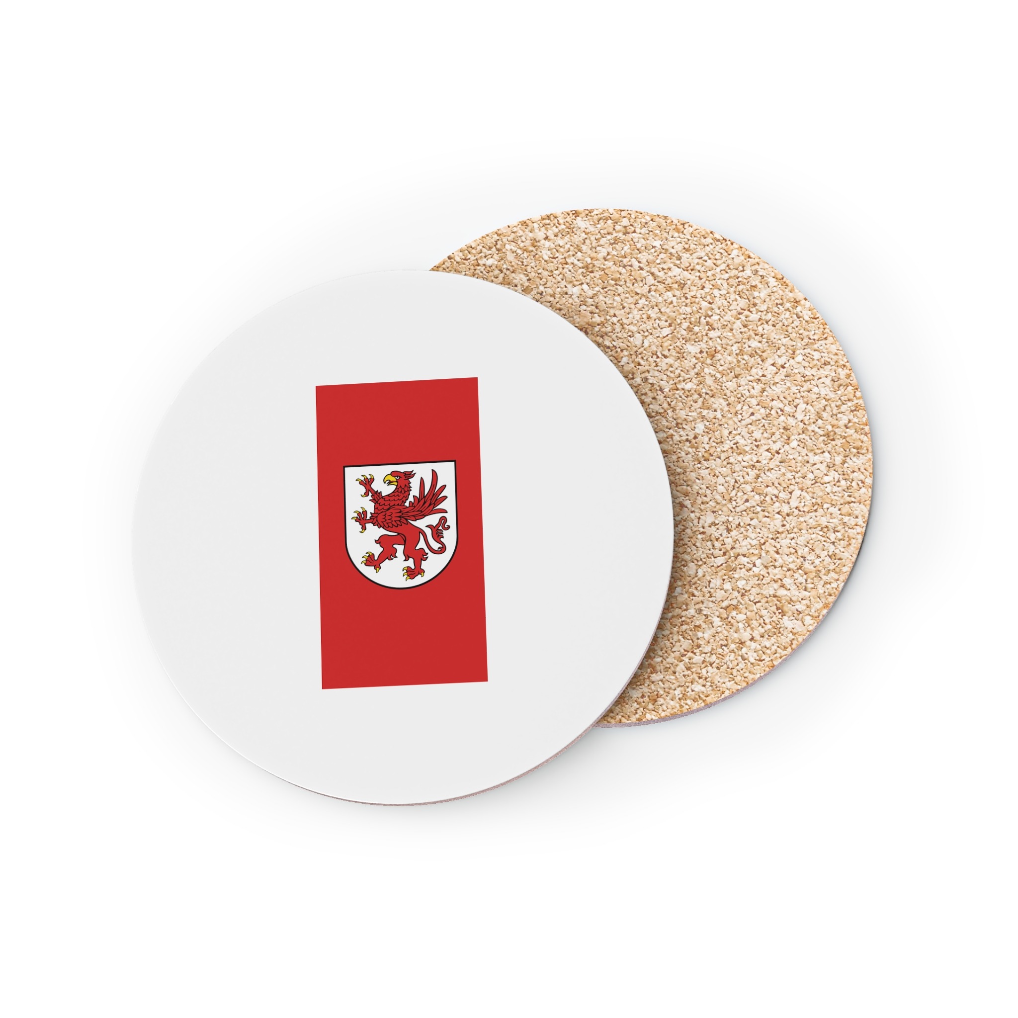 Pol Województwo Zachodniopomorskie Flag Coasters