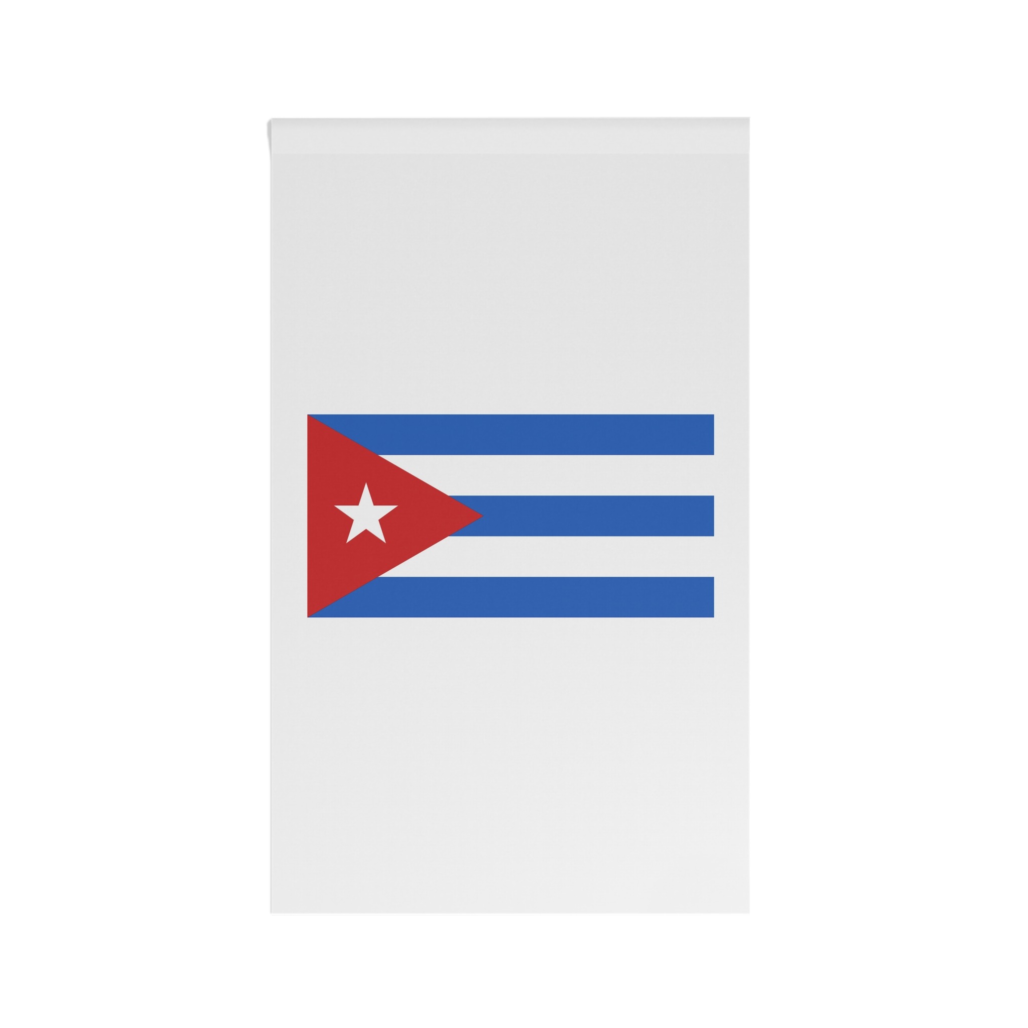 Flag Cuba Sky Blue White Striped National Banner Red Triangle Star Symbol Cuban House Banner - Image 2