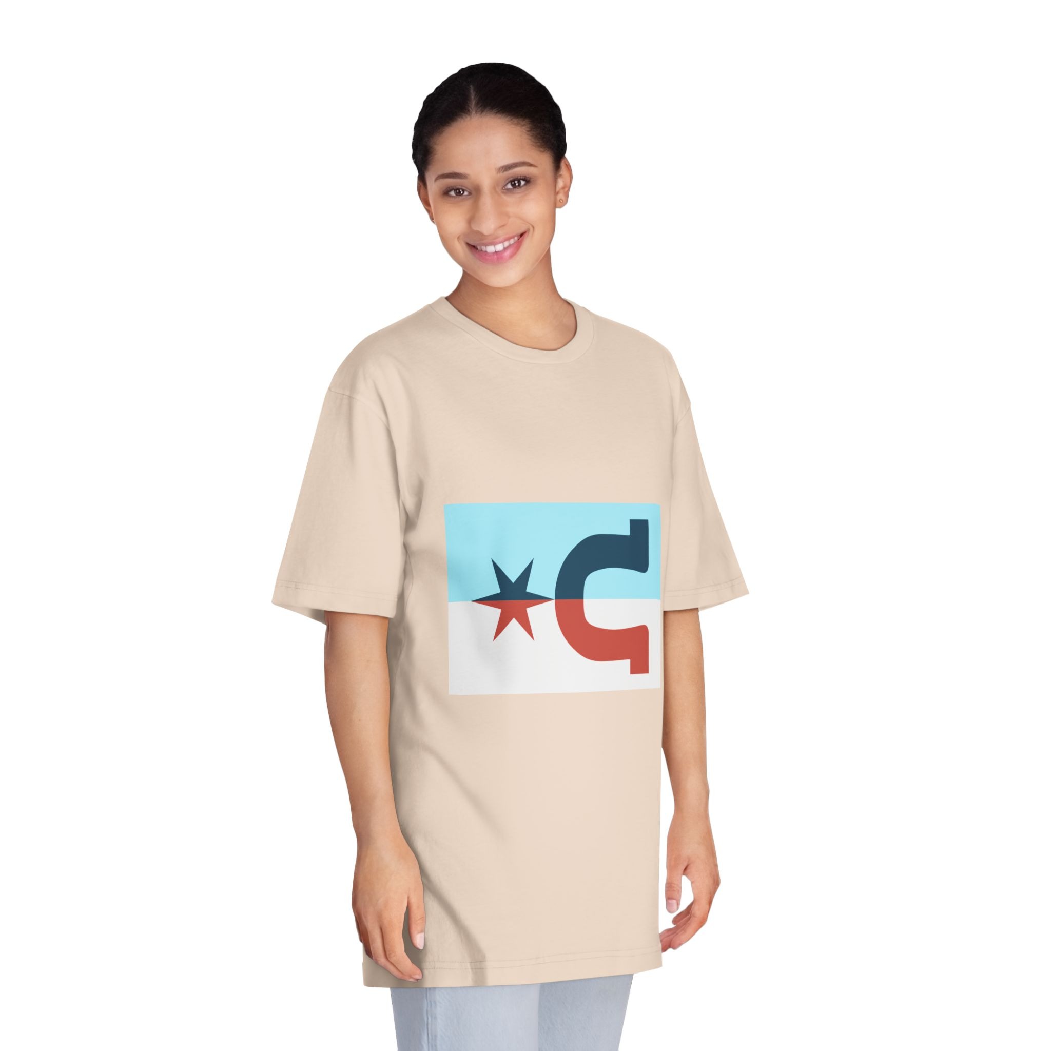 Flag of Caldwell, Kansas Unisex Classic Crewneck T Shirt - Image 11
