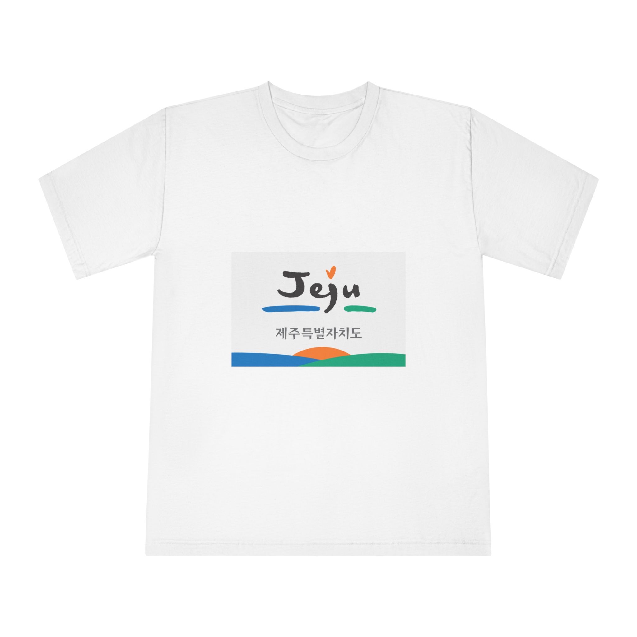 Flag of Jeju Province Unisex Classic Crewneck T Shirt