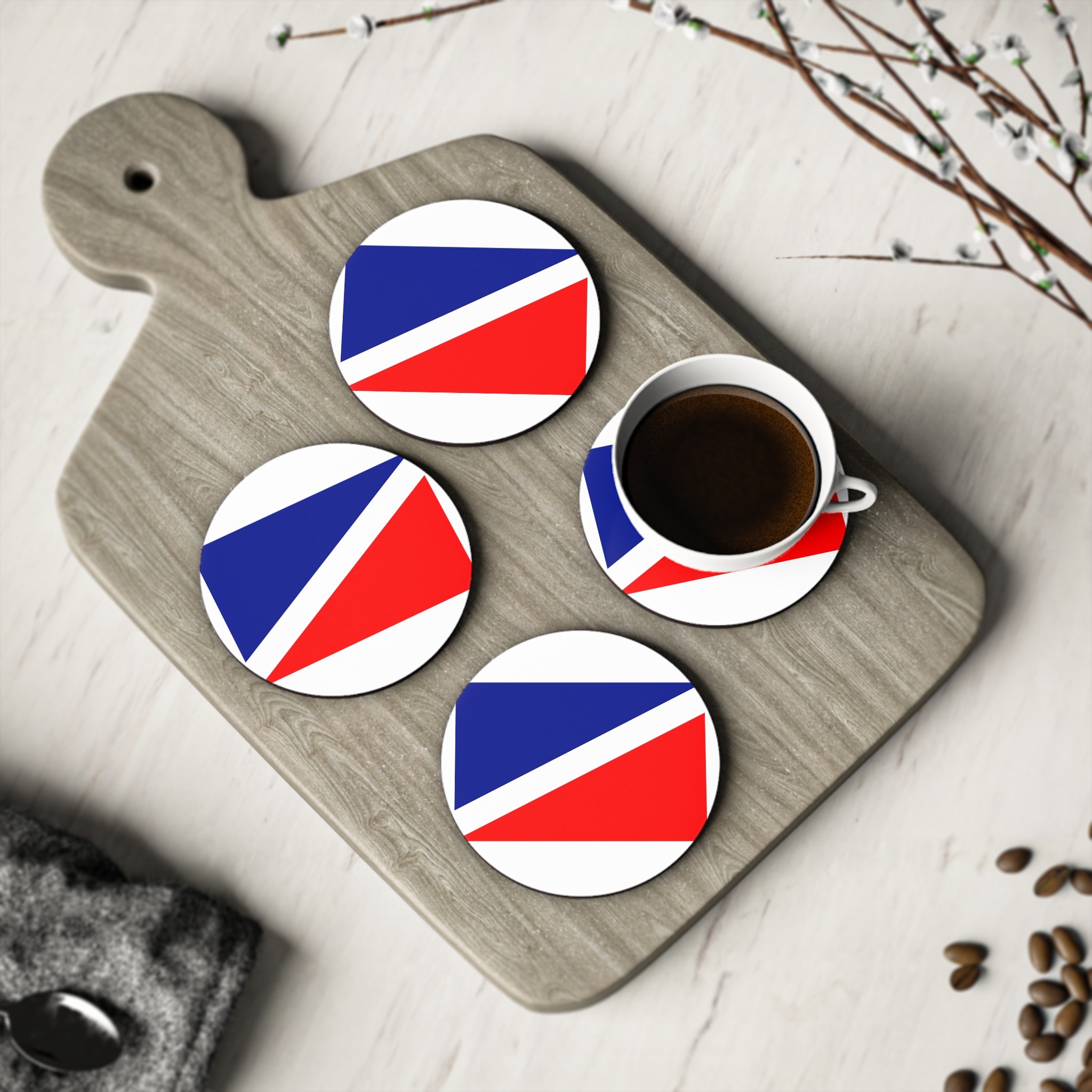 The Flag of Tetritskaro Municipality Coasters - Image 4