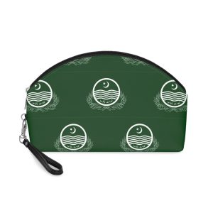Flag of Punjab Makeup Bag