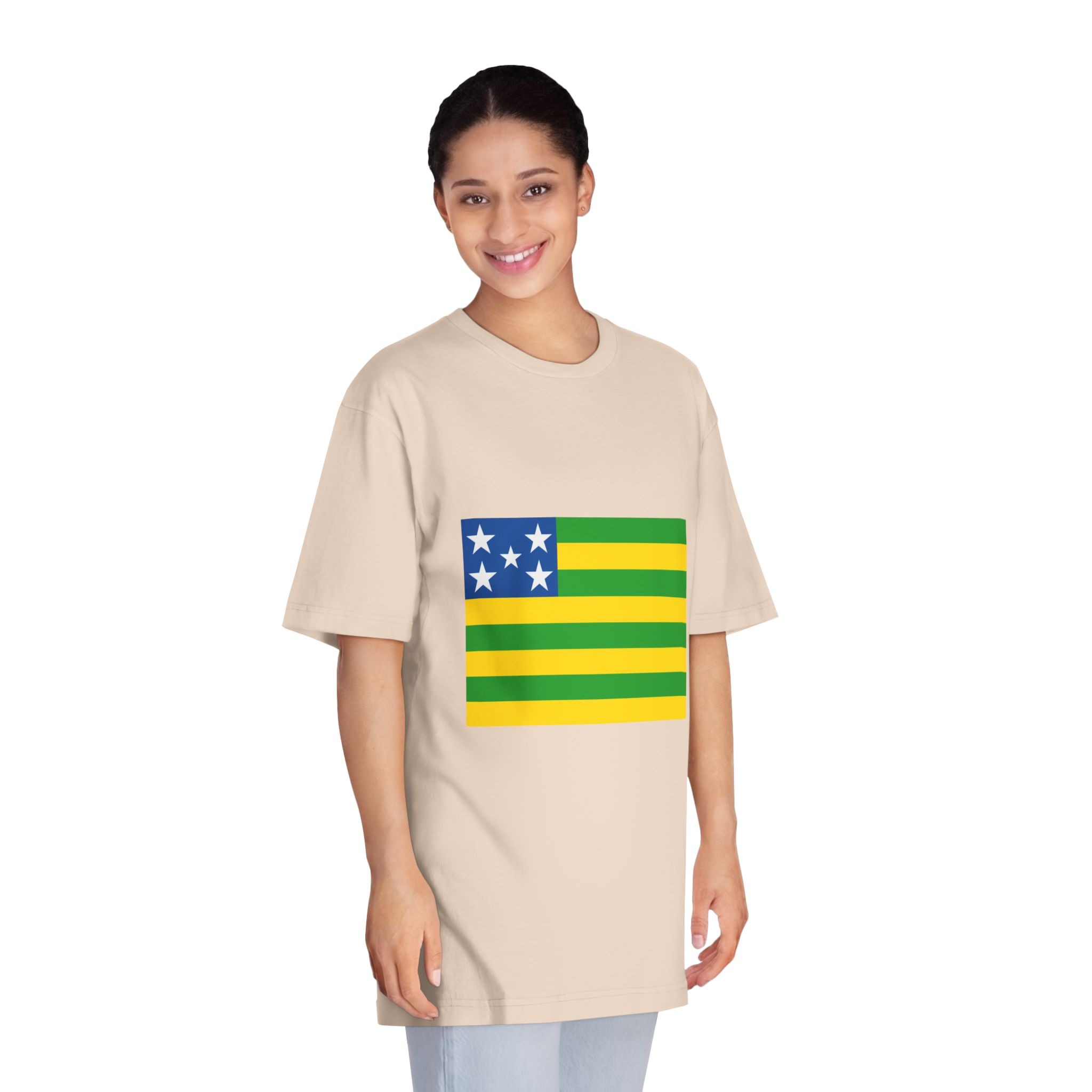Flag of Goiás Unisex Classic Crewneck T Shirt - Image 11