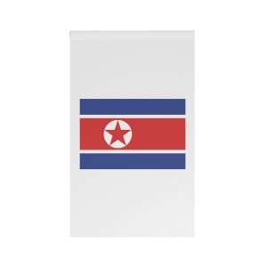 North Korea Flag House Banner