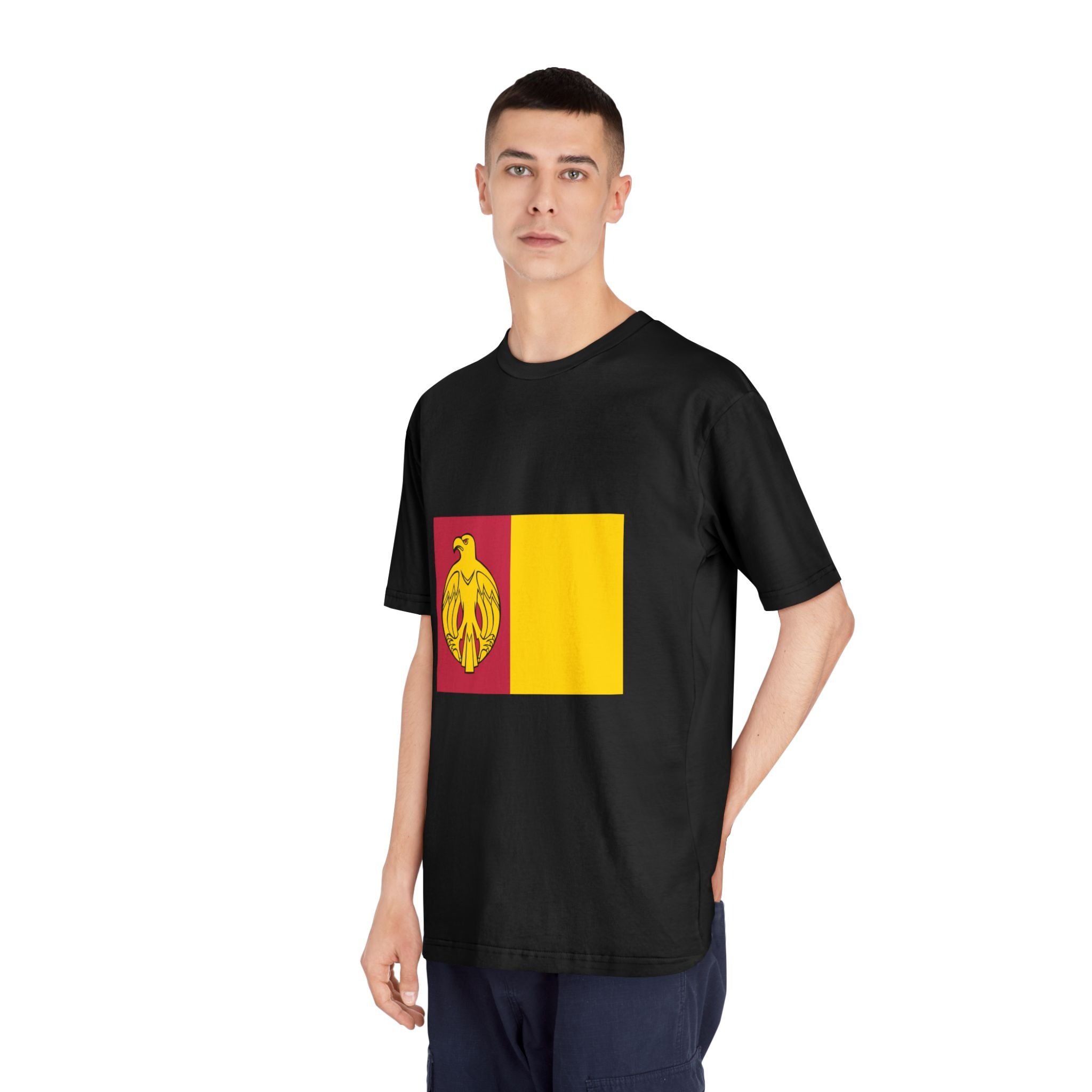Flag of Kirovohrad Oblast Unisex Classic Crewneck T Shirt - Image 8