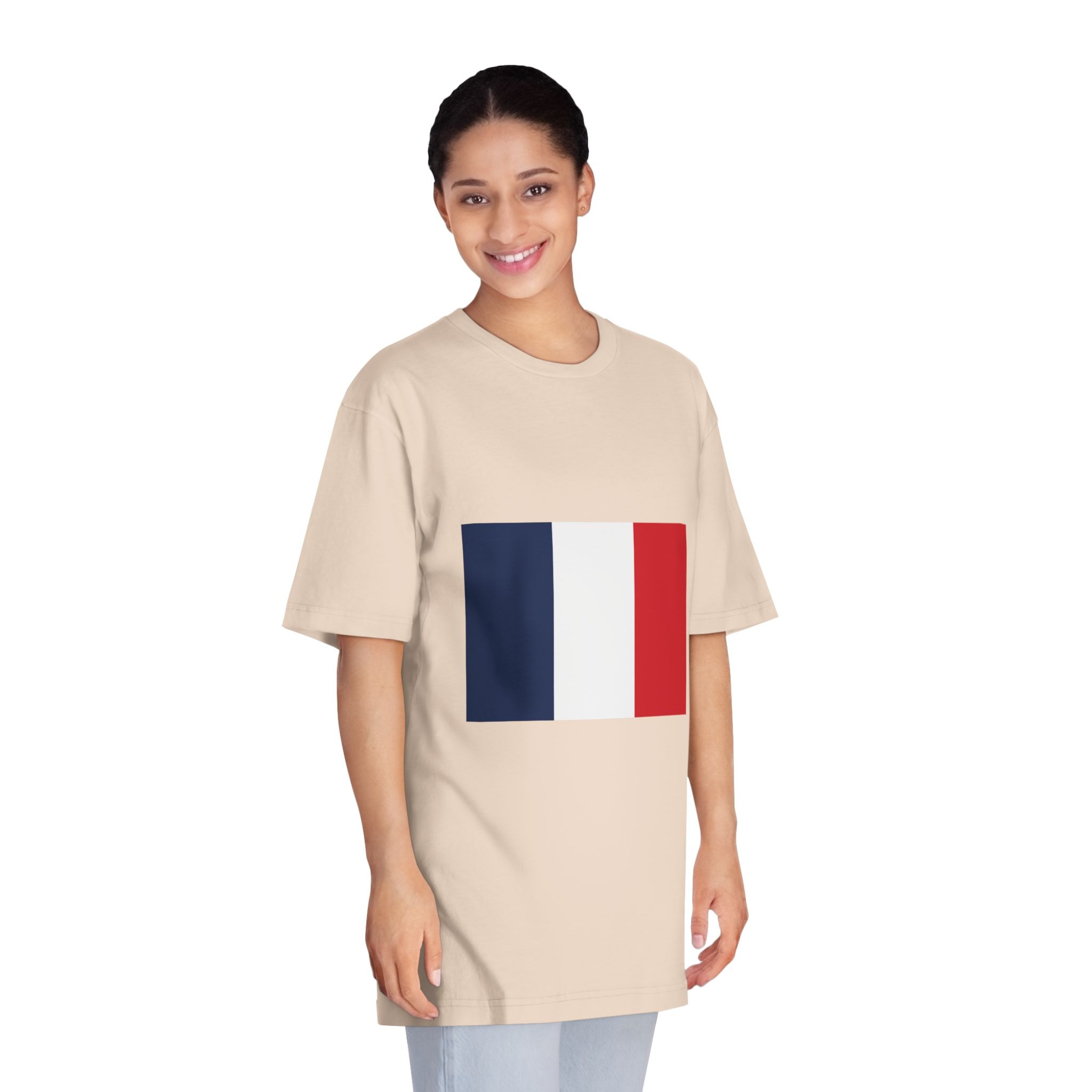 Flag of France Unisex Classic Crewneck T Shirt - Image 11