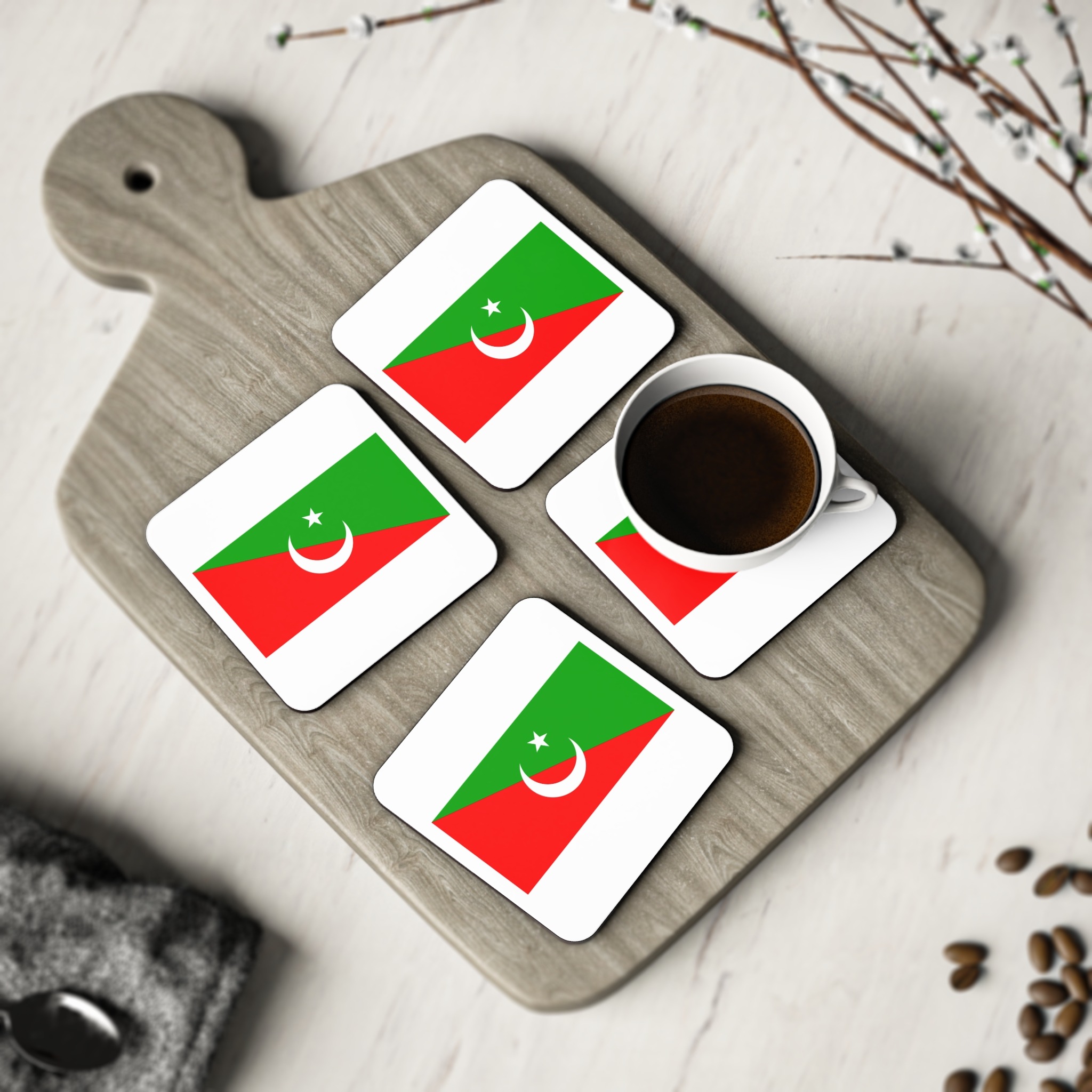 Tatar Nationalist Flag Coasters - Image 8