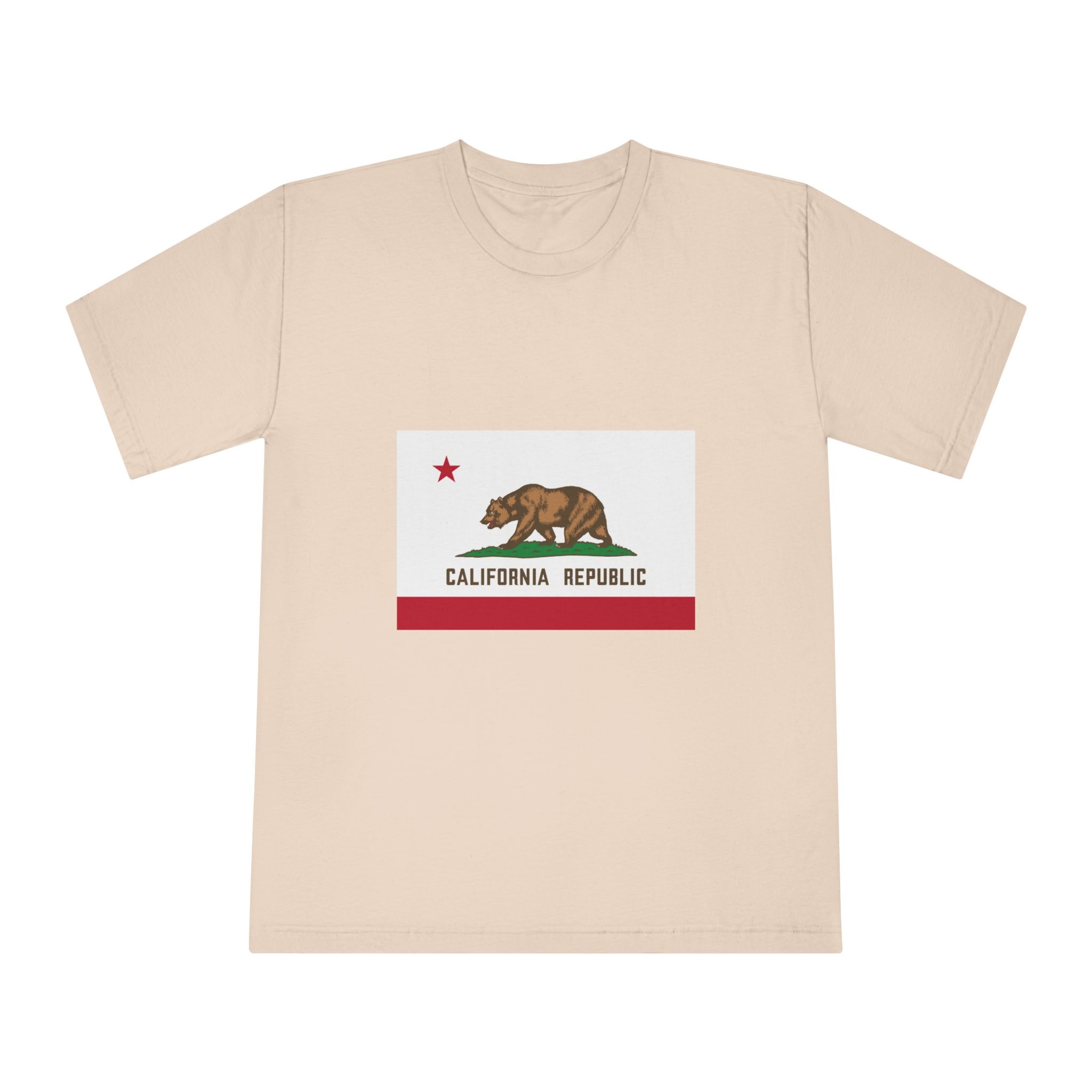 Flag of California Unisex Classic Crewneck T Shirt - Image 9