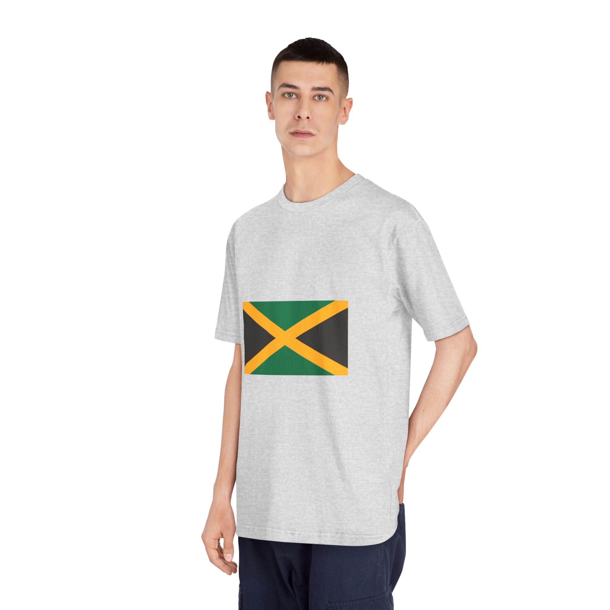 Flag of Jamaica Unisex Classic Crewneck T Shirt - Image 16
