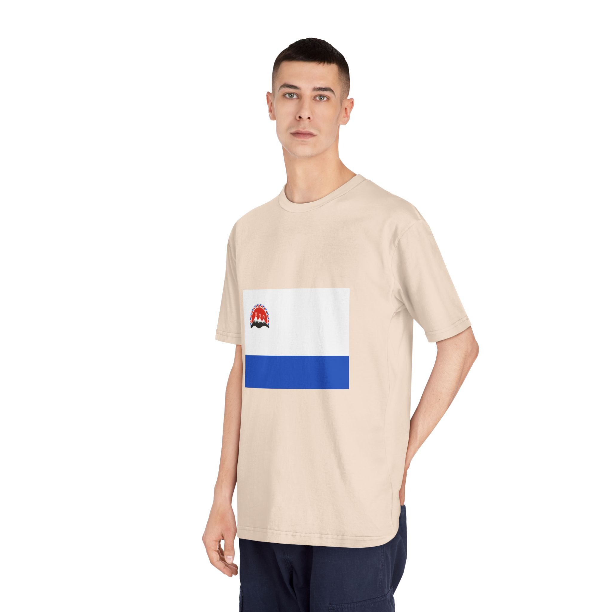 Flag of Kamchatka Krai Unisex Classic Crewneck T Shirt - Image 12