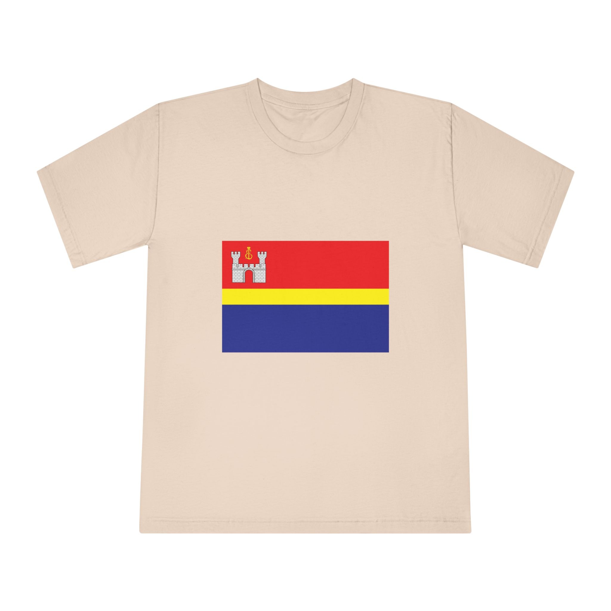 Flag of Kaliningrad Oblast Unisex Classic Crewneck T Shirt - Image 9