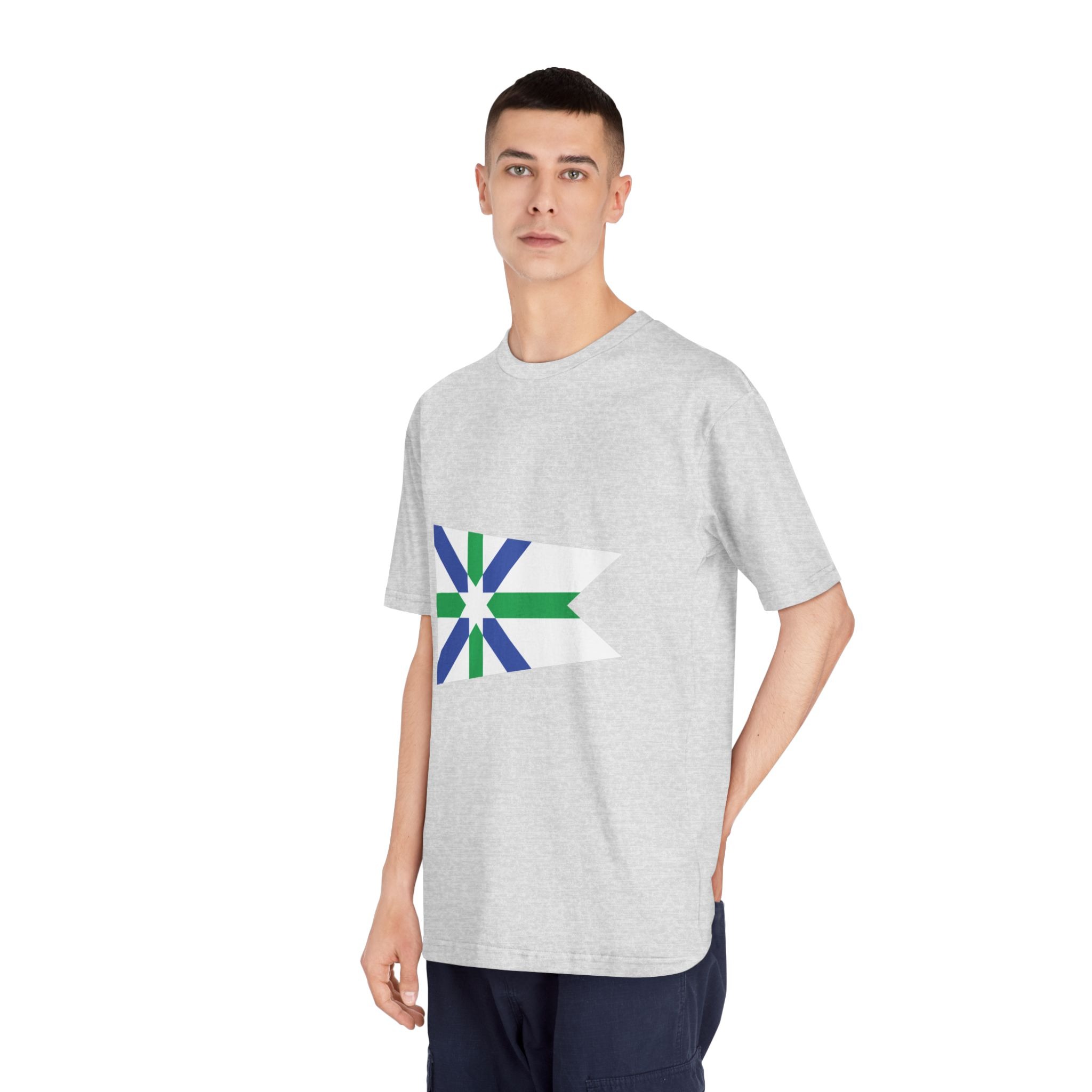 Flag of Kent, Ohio Unisex Classic Crewneck T Shirt - Image 16