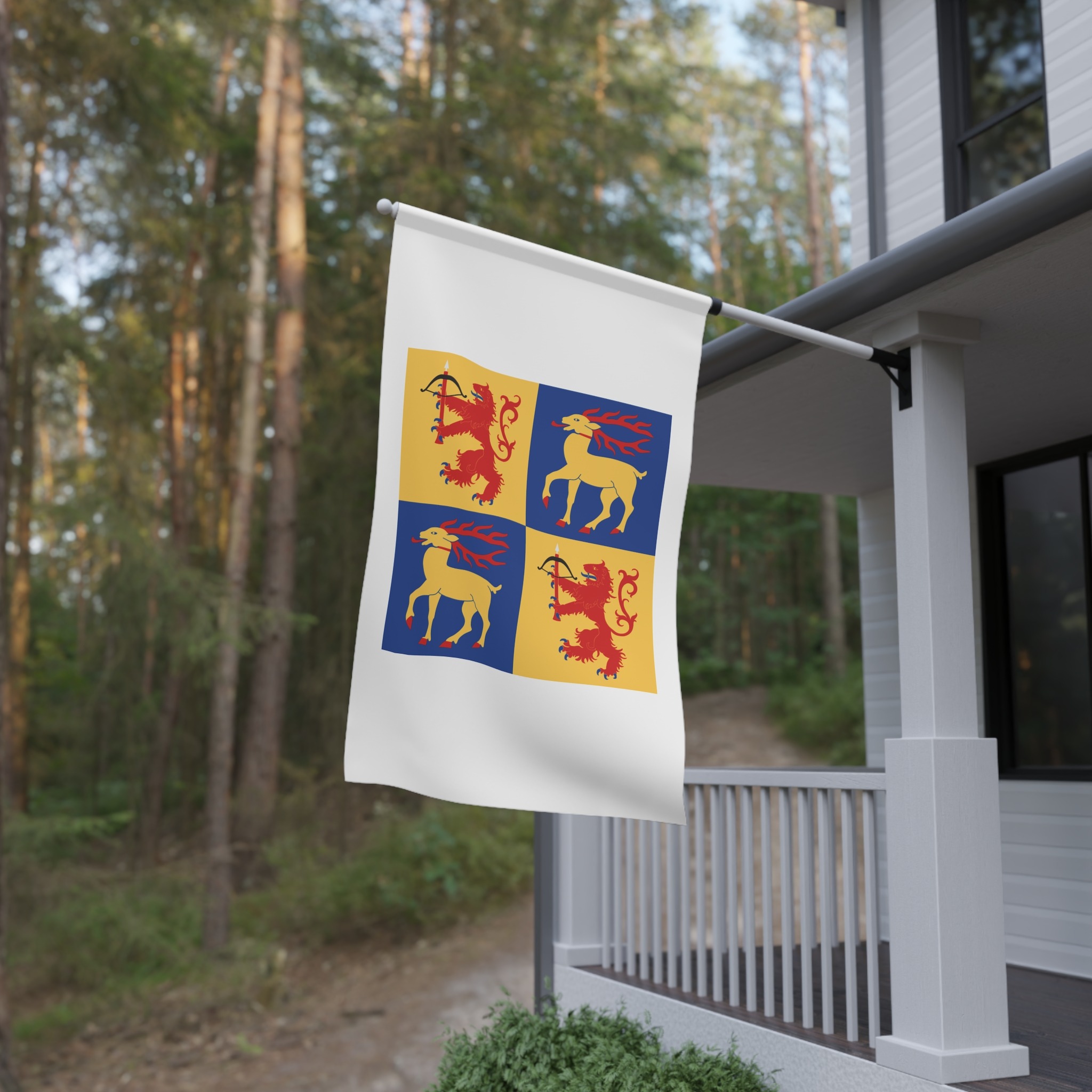Kalmar Län Vapenflagga House Banner - Image 4