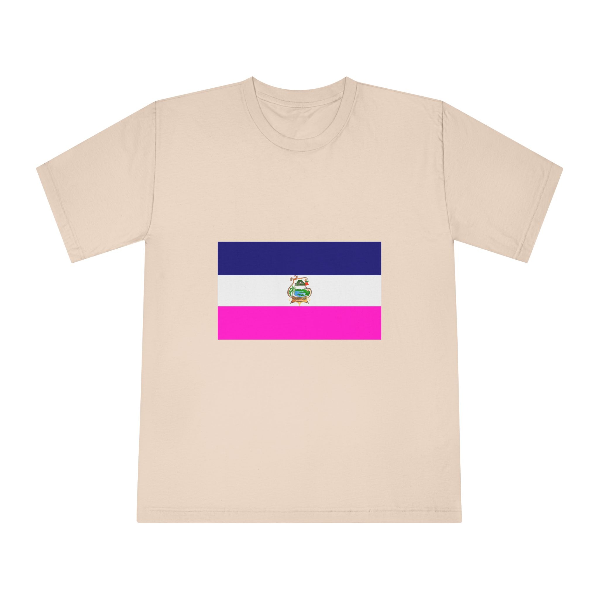 Bandera de Cuscatlán Unisex Classic Crewneck T Shirt - Image 9
