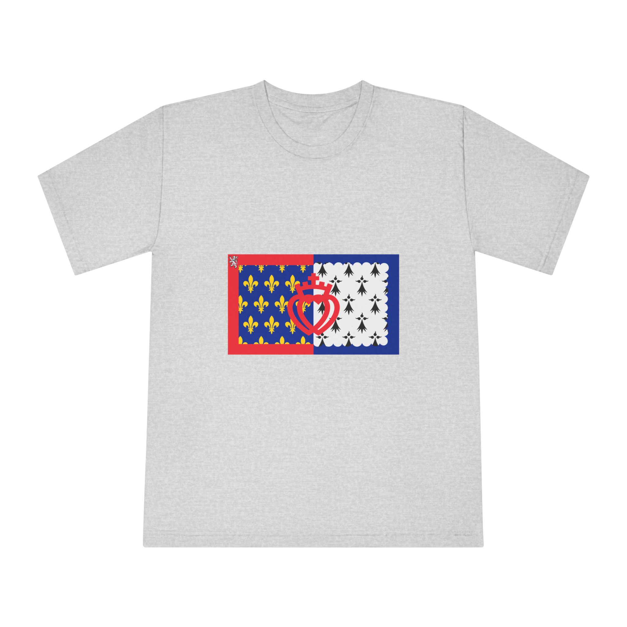 Cultural Flag of Pays de La Loire Unisex Classic Crewneck T Shirt - Image 13