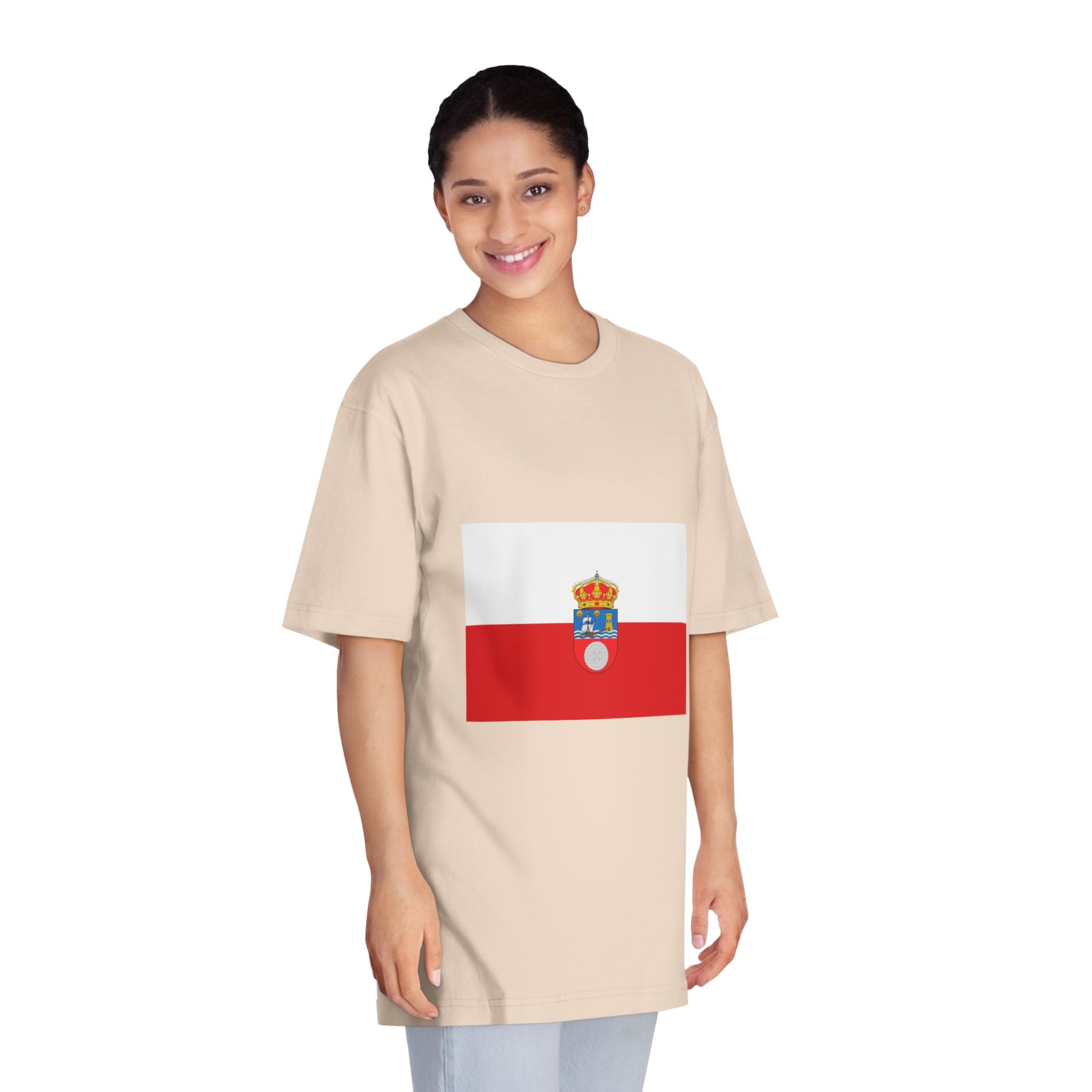 Flag of Cantabria Unisex Classic Crewneck T Shirt - Image 11