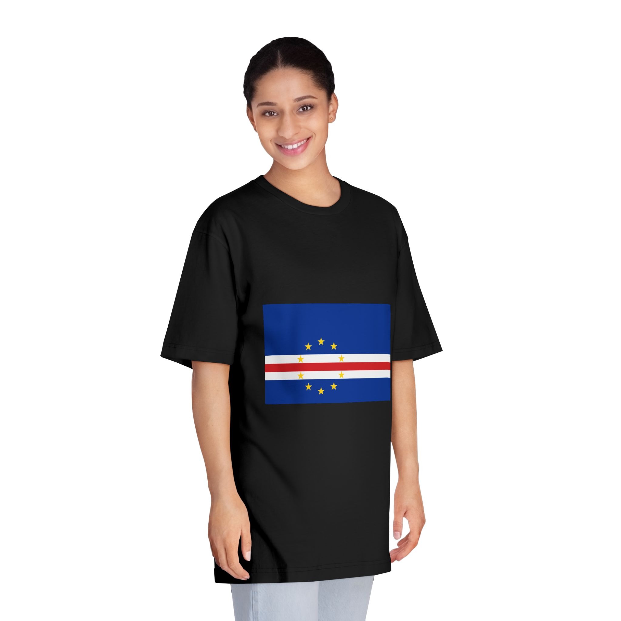 Flag of Cape Verde Unisex Classic Crewneck T Shirt - Image 7