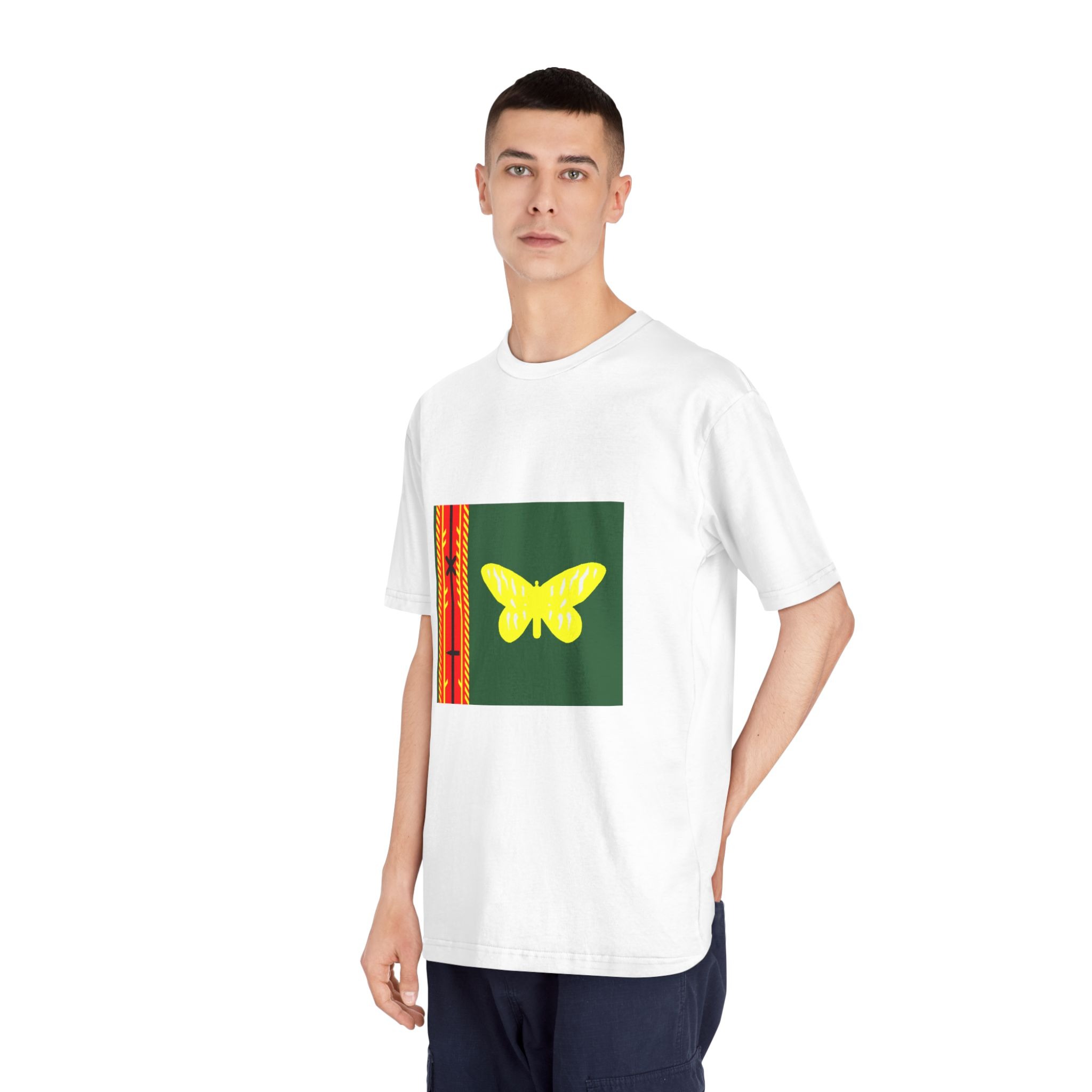 Flag of Flag Oro New Unisex Classic Crewneck T Shirt - Image 4