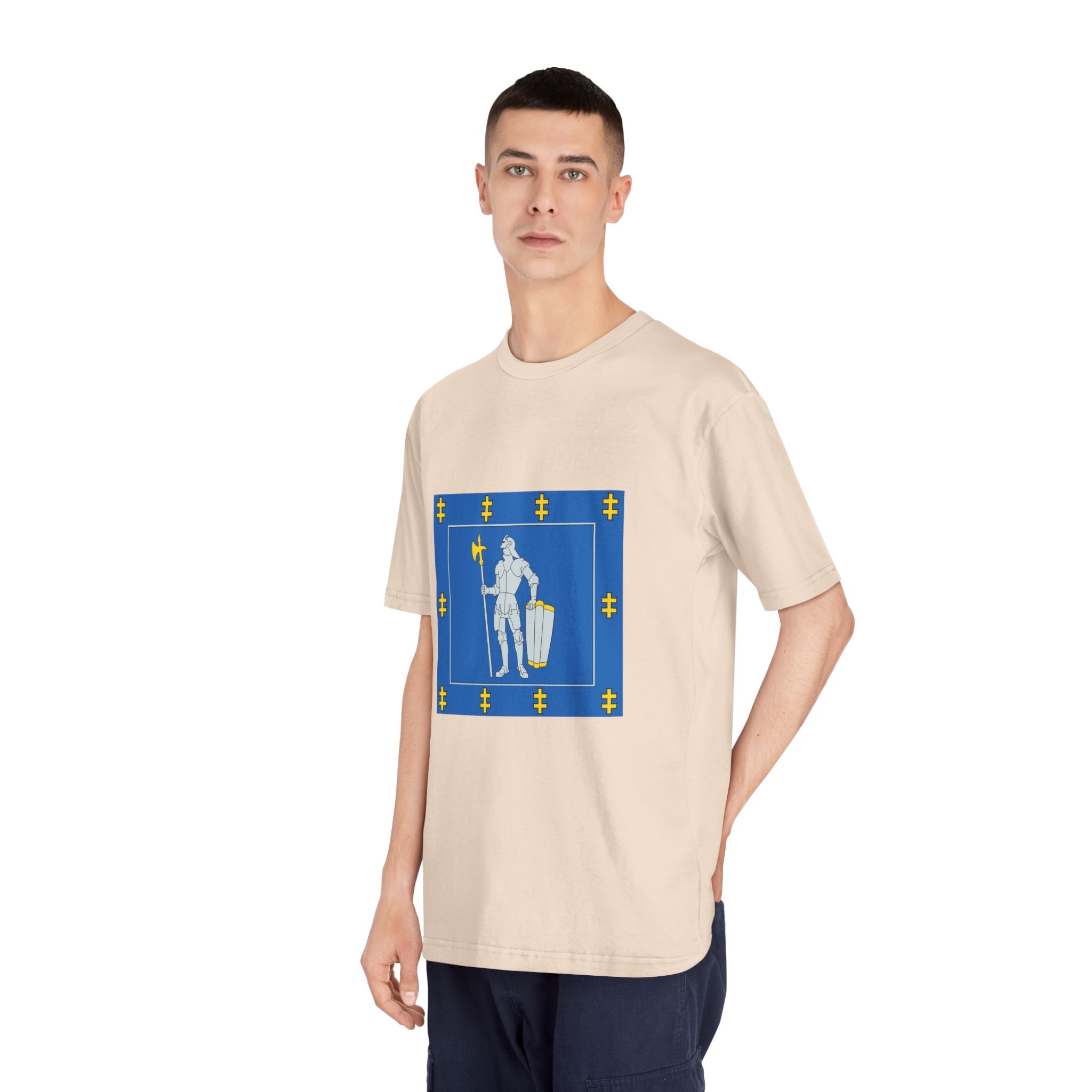 Alytus County Flag Unisex Classic Crewneck T Shirt - Image 12