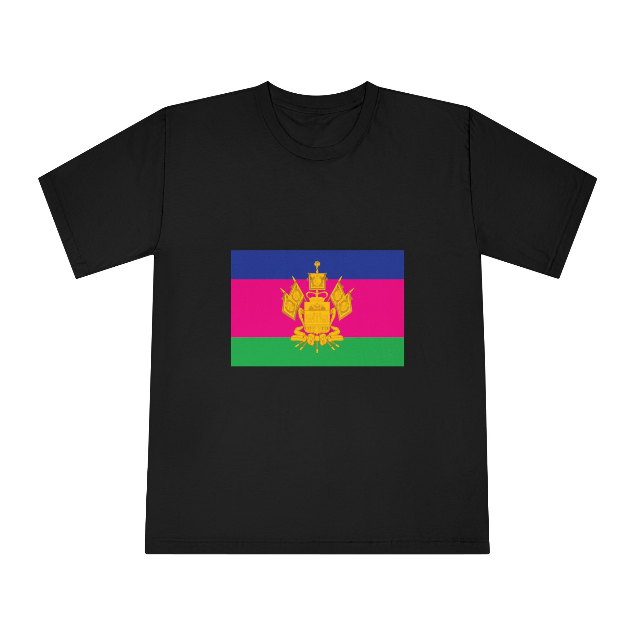Flag of Krasnodar Krai Unisex Classic Crewneck T Shirt - Image 5