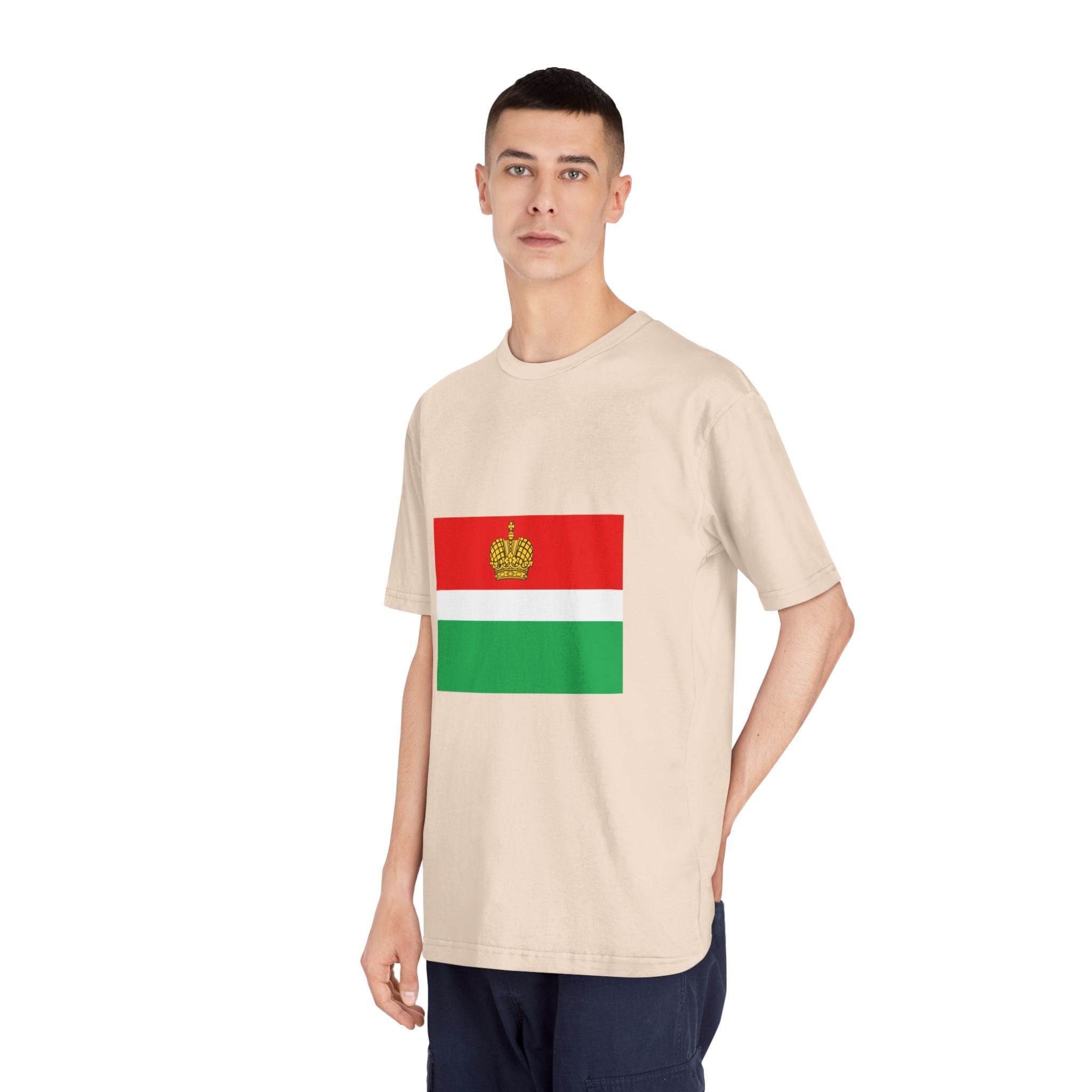 Flag of Kaluga Oblast Unisex Classic Crewneck T Shirt - Image 12