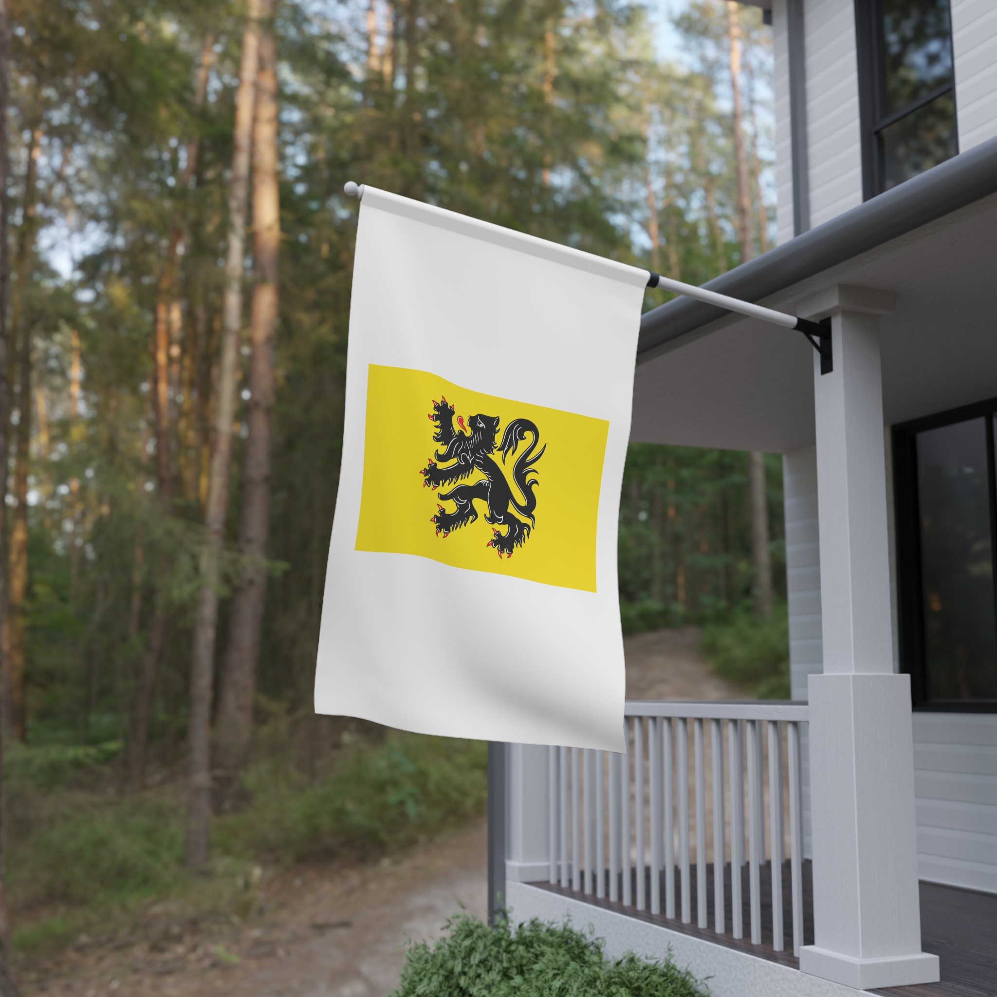 Flanders Flag Black Lion Yellow Field Regional Flag Flanders Belgium Flemish Heritage Symbol House Banner - Image 4