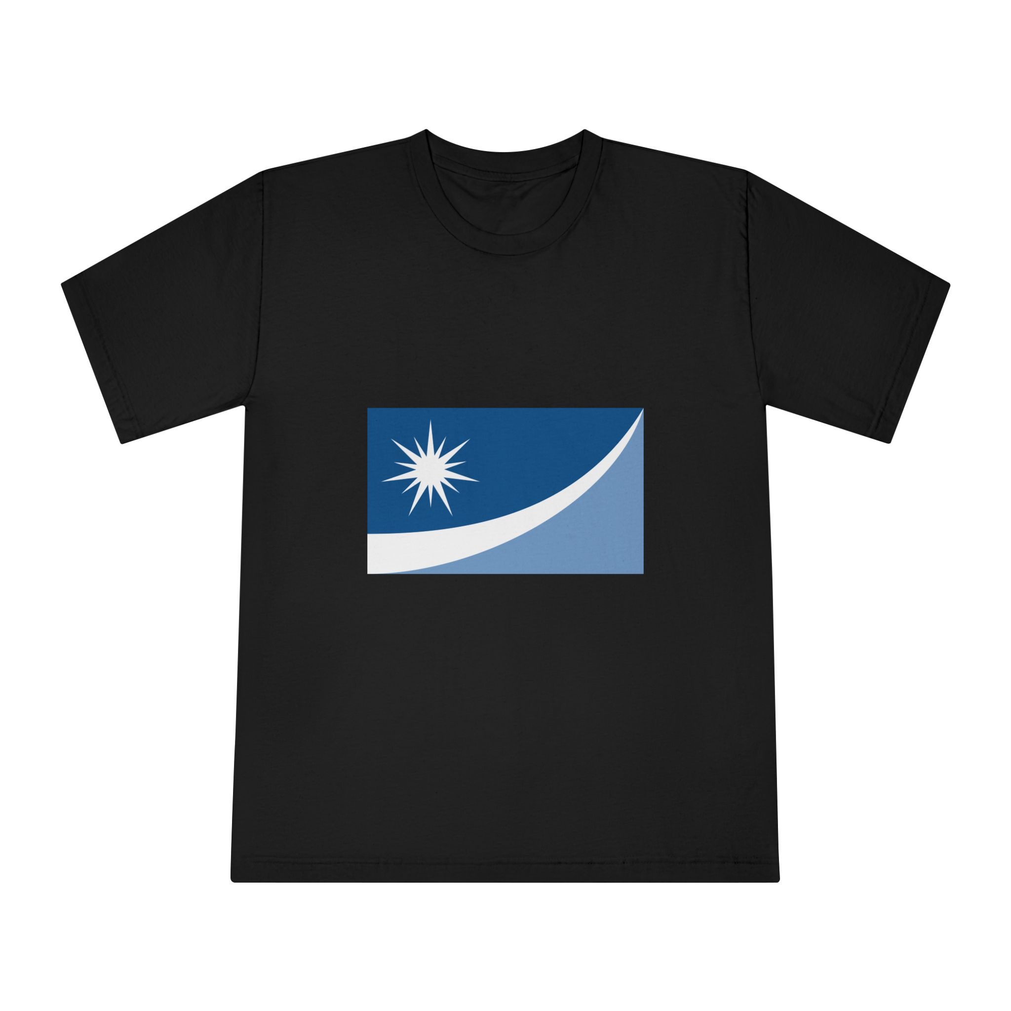 Flag of Crystal, Minnesota Unisex Classic Crewneck T Shirt - Image 5