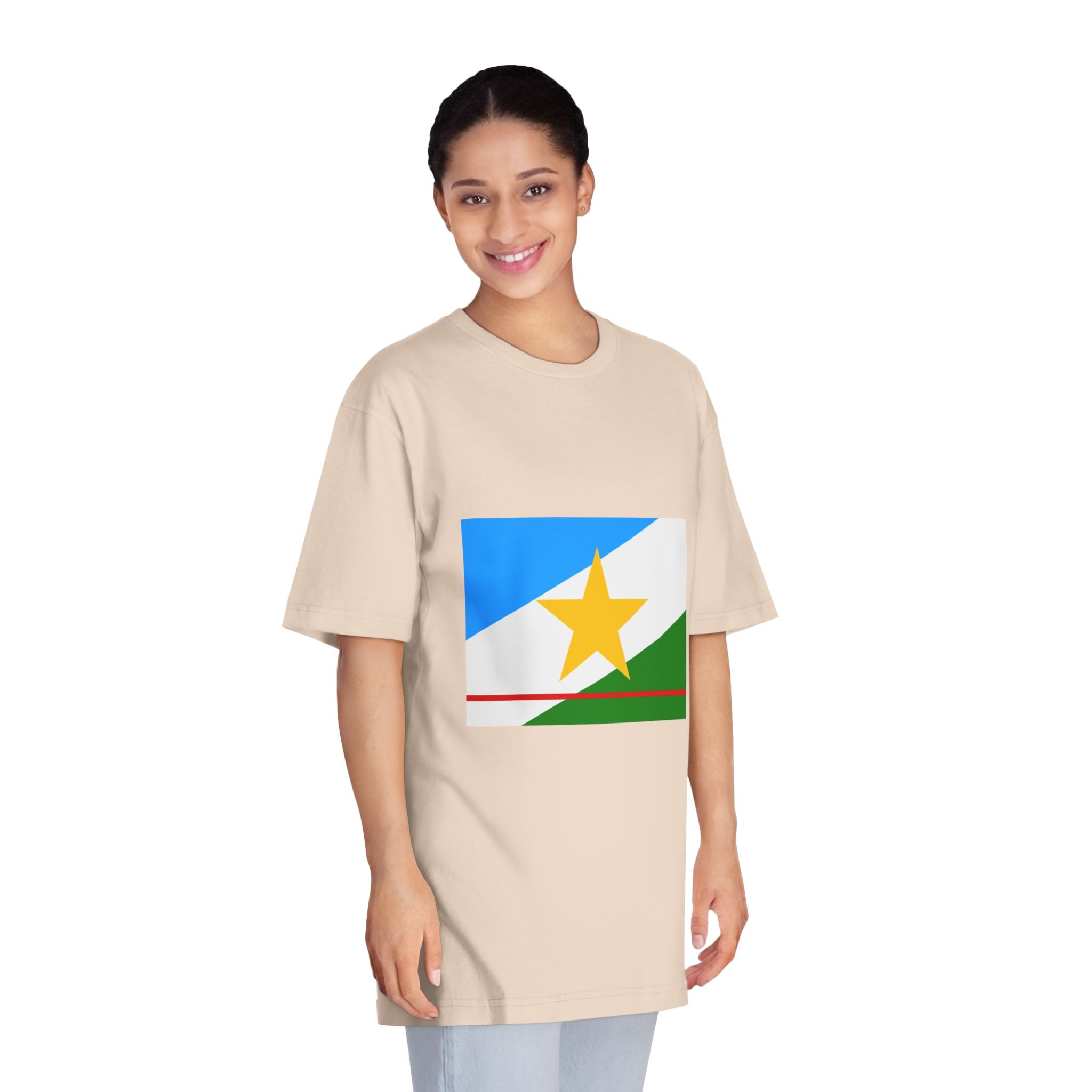 Bandeira de Roraima Unisex Classic Crewneck T Shirt - Image 11