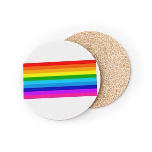Rainbow Flag Lgbt Pride Flag With Six Horizontal Stripes Global Symbol Lgbtq Rights Diversity Equali Coasters
