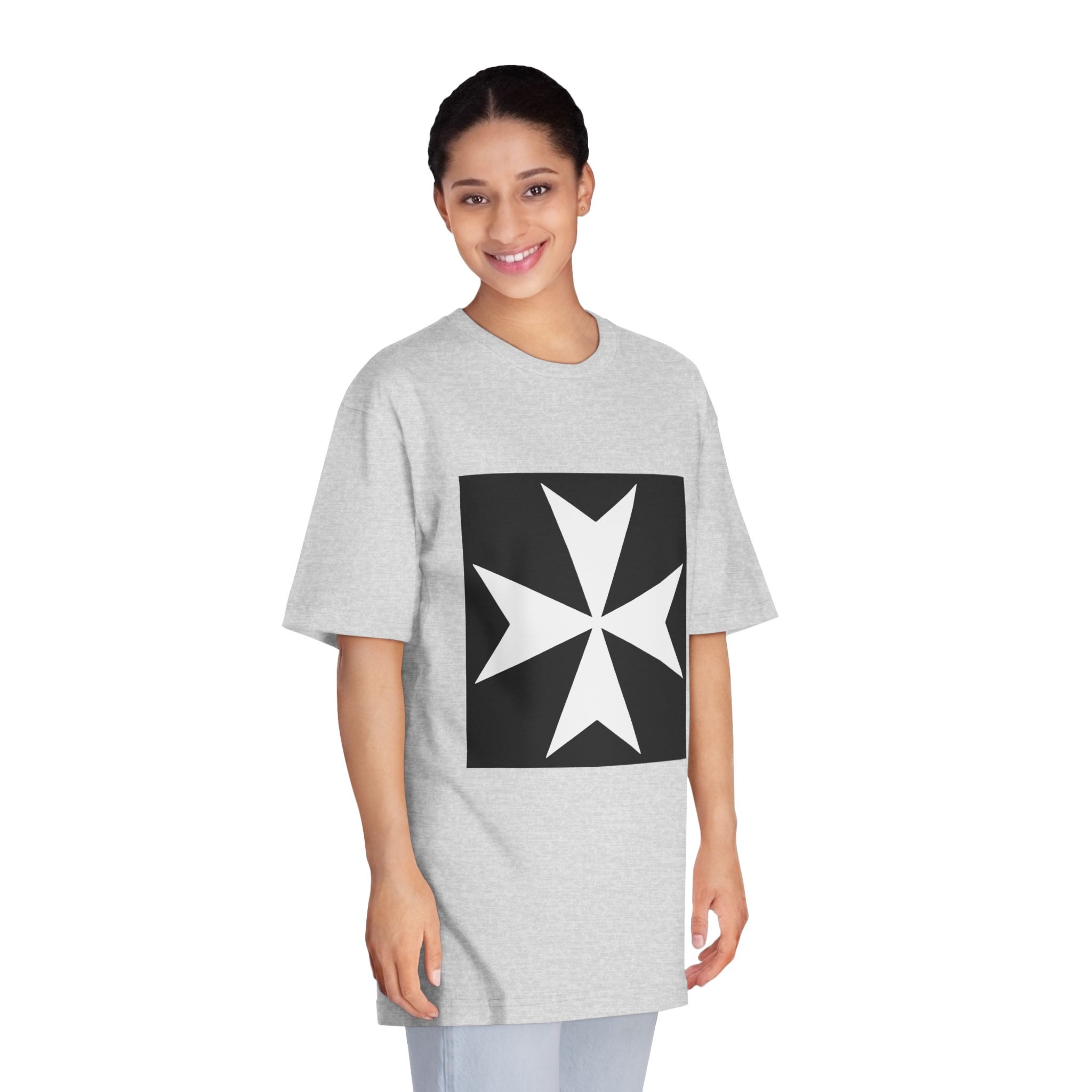 Cross of the Knights Hospitaller Unisex Classic Crewneck T Shirt - Image 15
