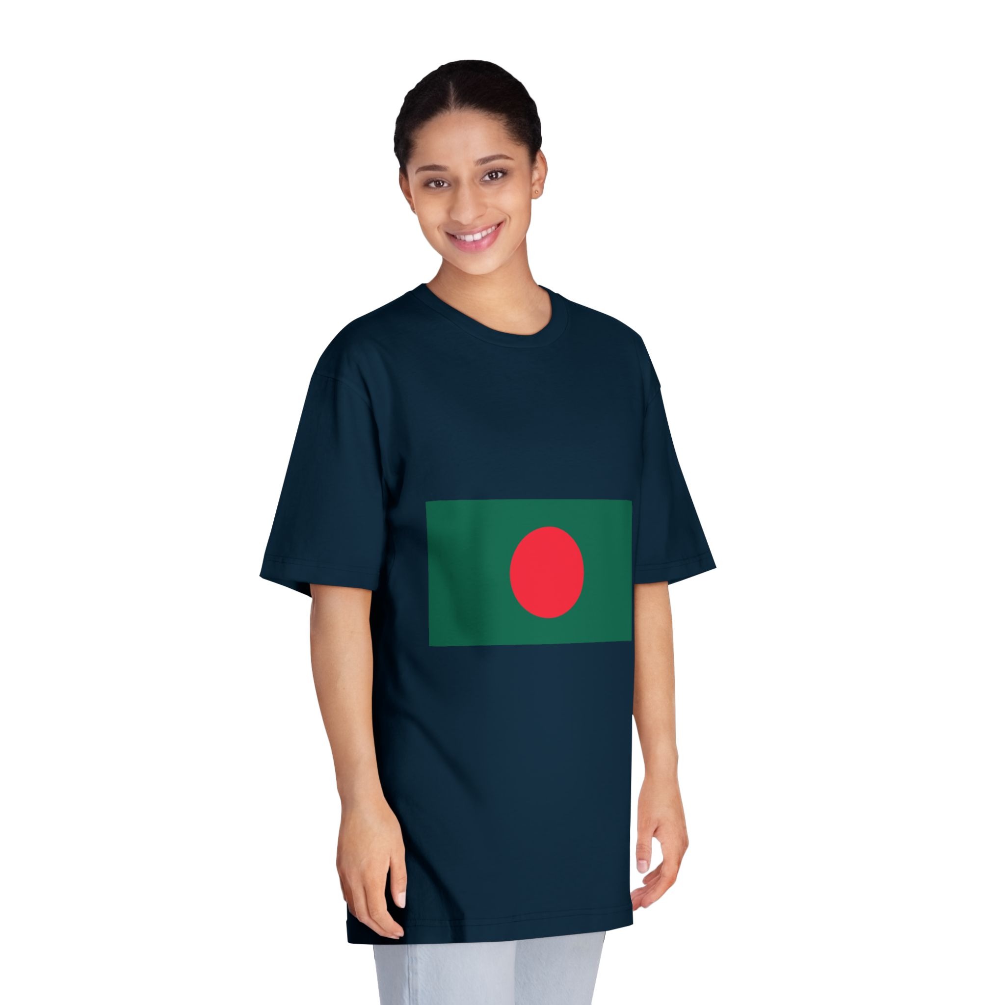 Bangladesh Flag Unisex Classic Crewneck T Shirt - Image 19