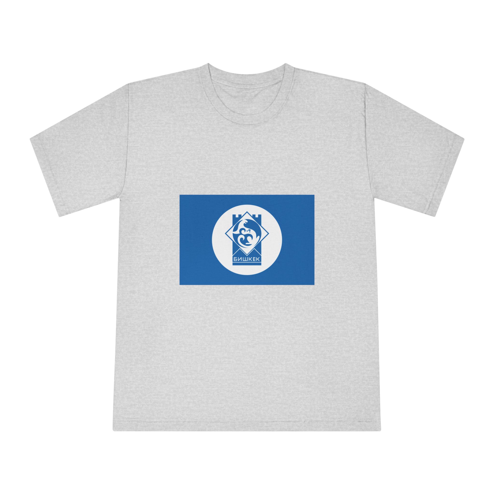 Flag of Bishkek Unisex Classic Crewneck T Shirt - Image 13