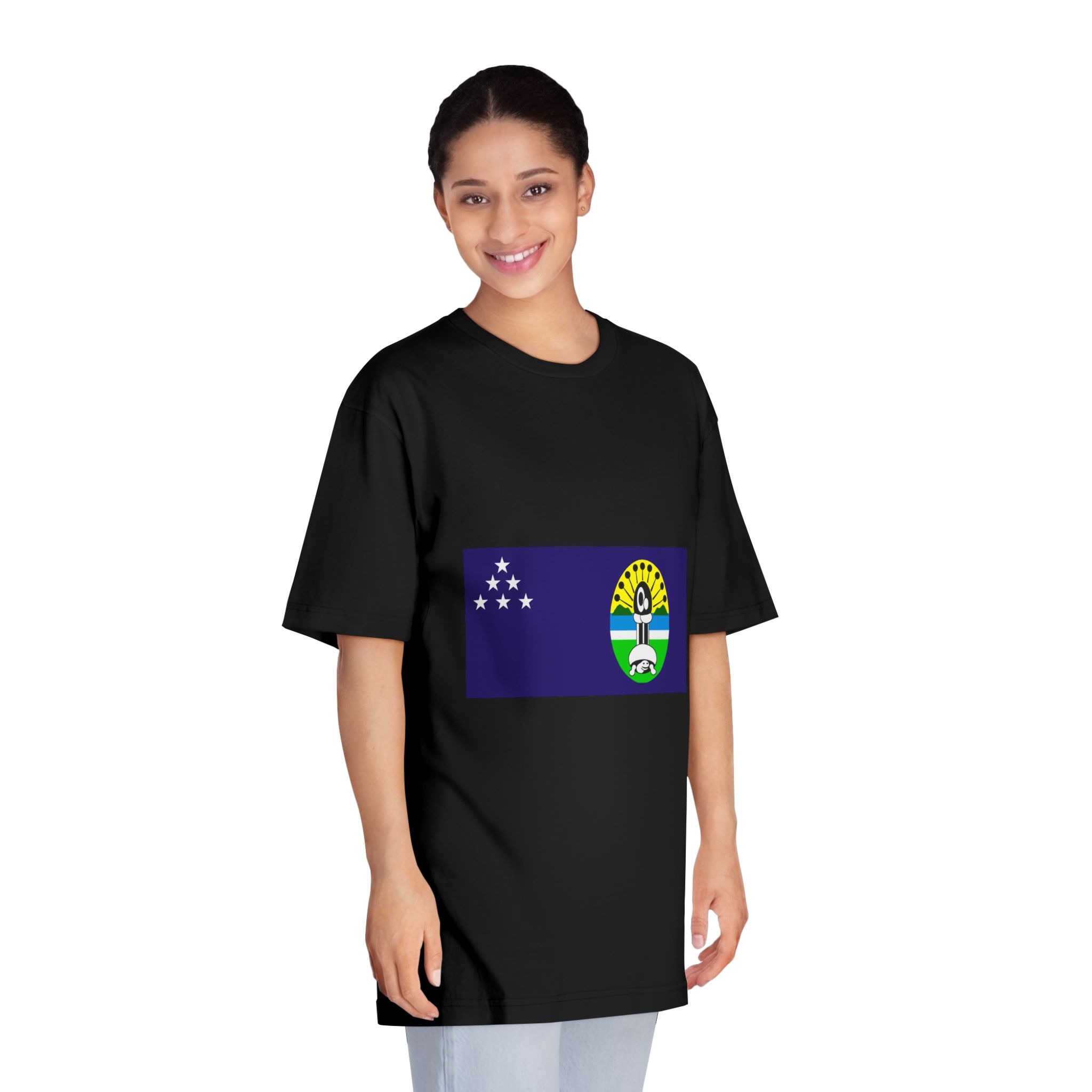 Flag of Central Province Solomon Islands Unisex Classic Crewneck T Shirt - Image 7
