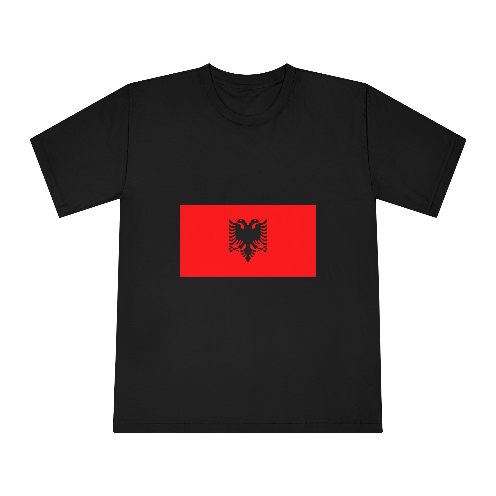 Albanian Flag Unisex Classic Crewneck T Shirt - Image 5