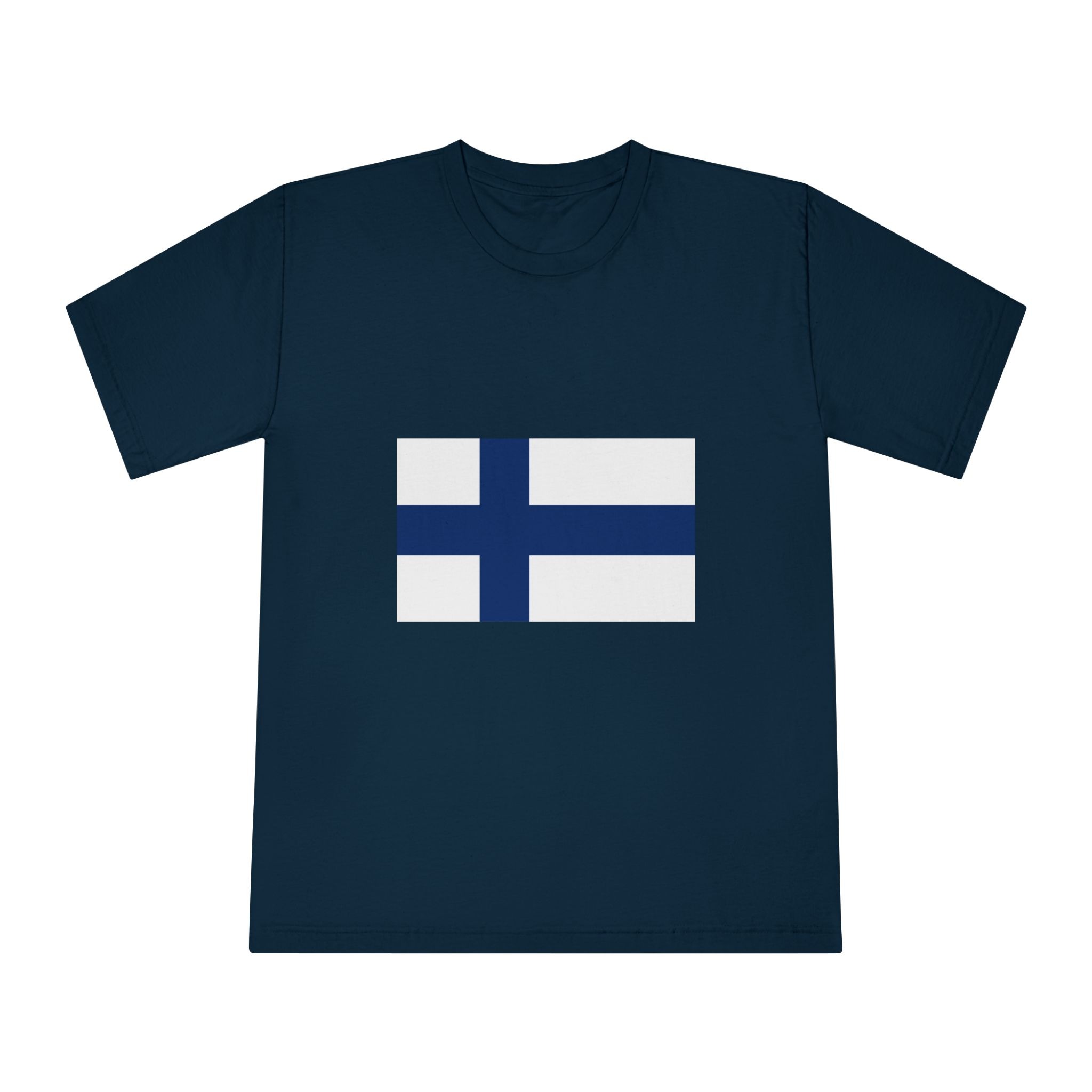 Flag of Finland Unisex Classic Crewneck T Shirt - Image 17
