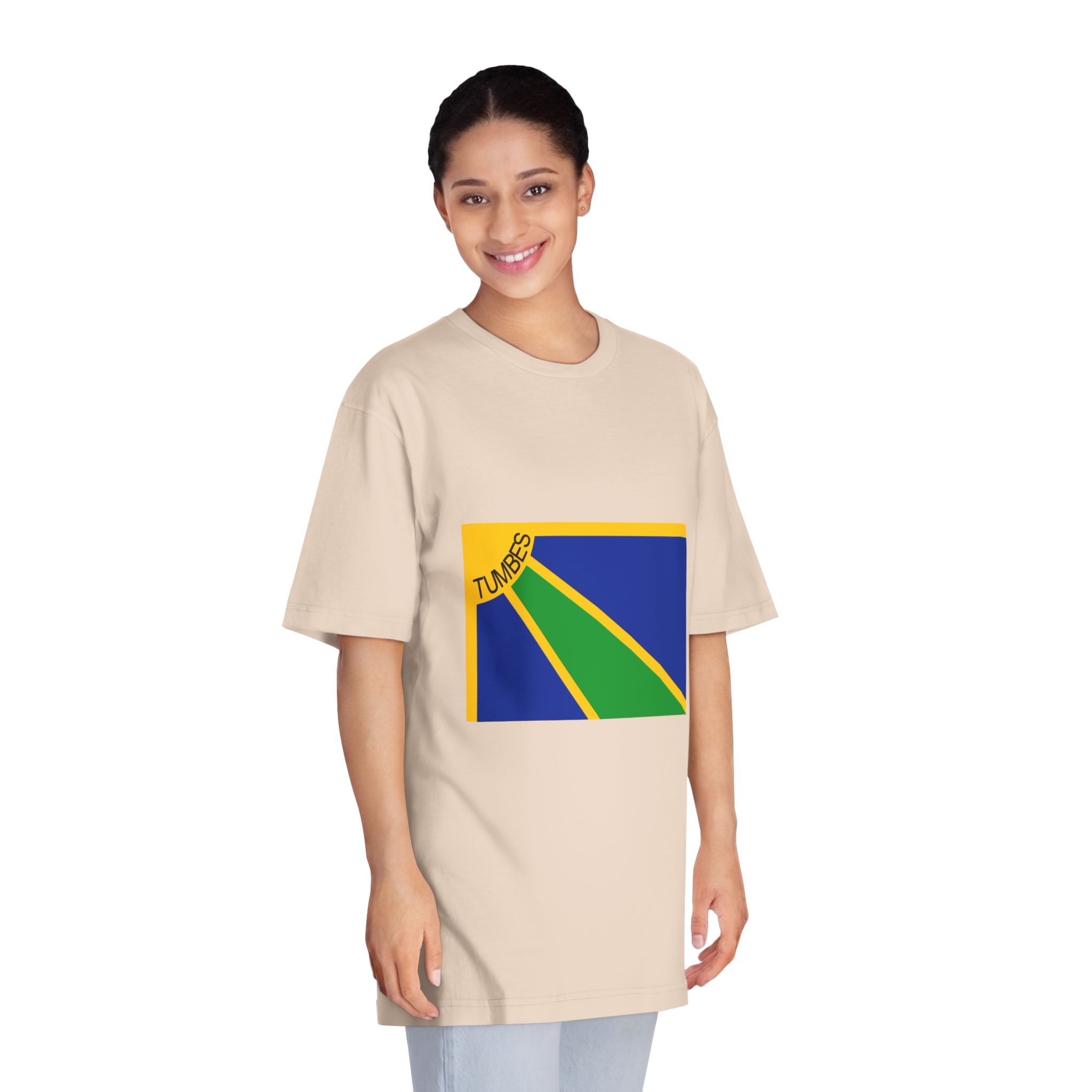 Bandera de Tumbes Unisex Classic Crewneck T Shirt - Image 11