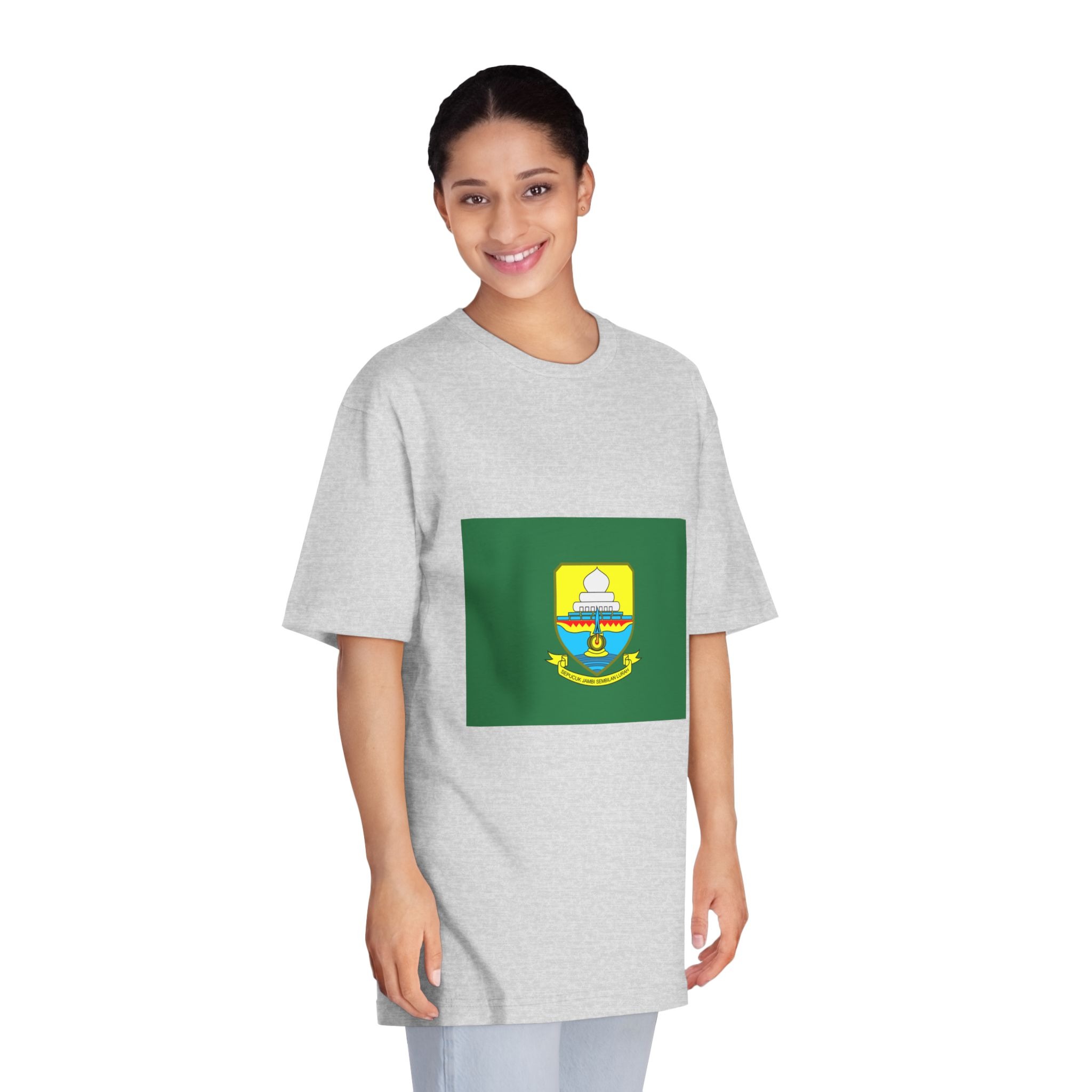 Flag of Jambi Unisex Classic Crewneck T Shirt - Image 15