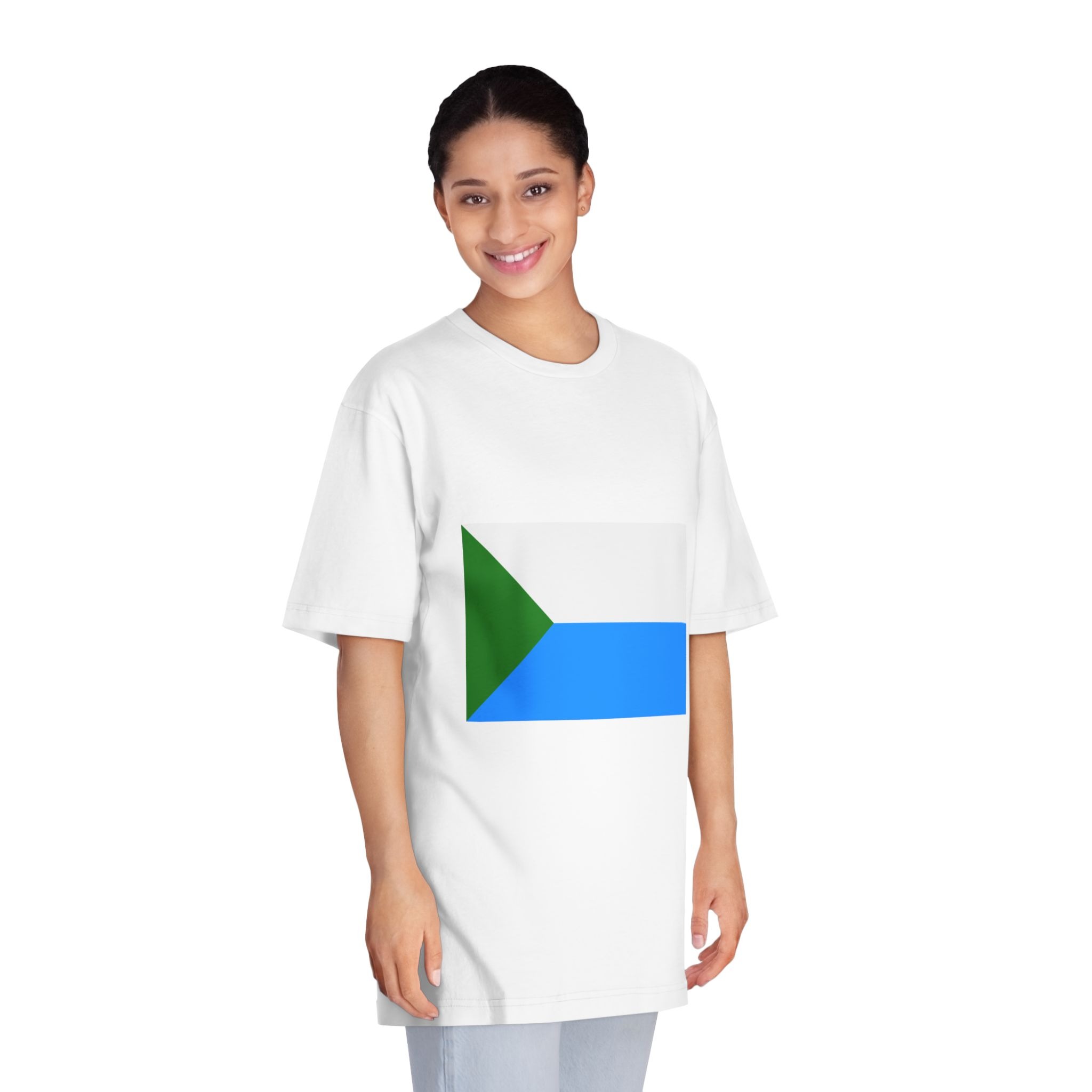 Flag of Khabarovsk Krai Unisex Classic Crewneck T Shirt - Image 3