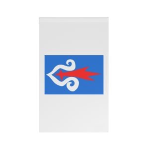 Flag Ainu People Indigenous Banner Hokkaido Japan Blue White Red Symbol House Banner