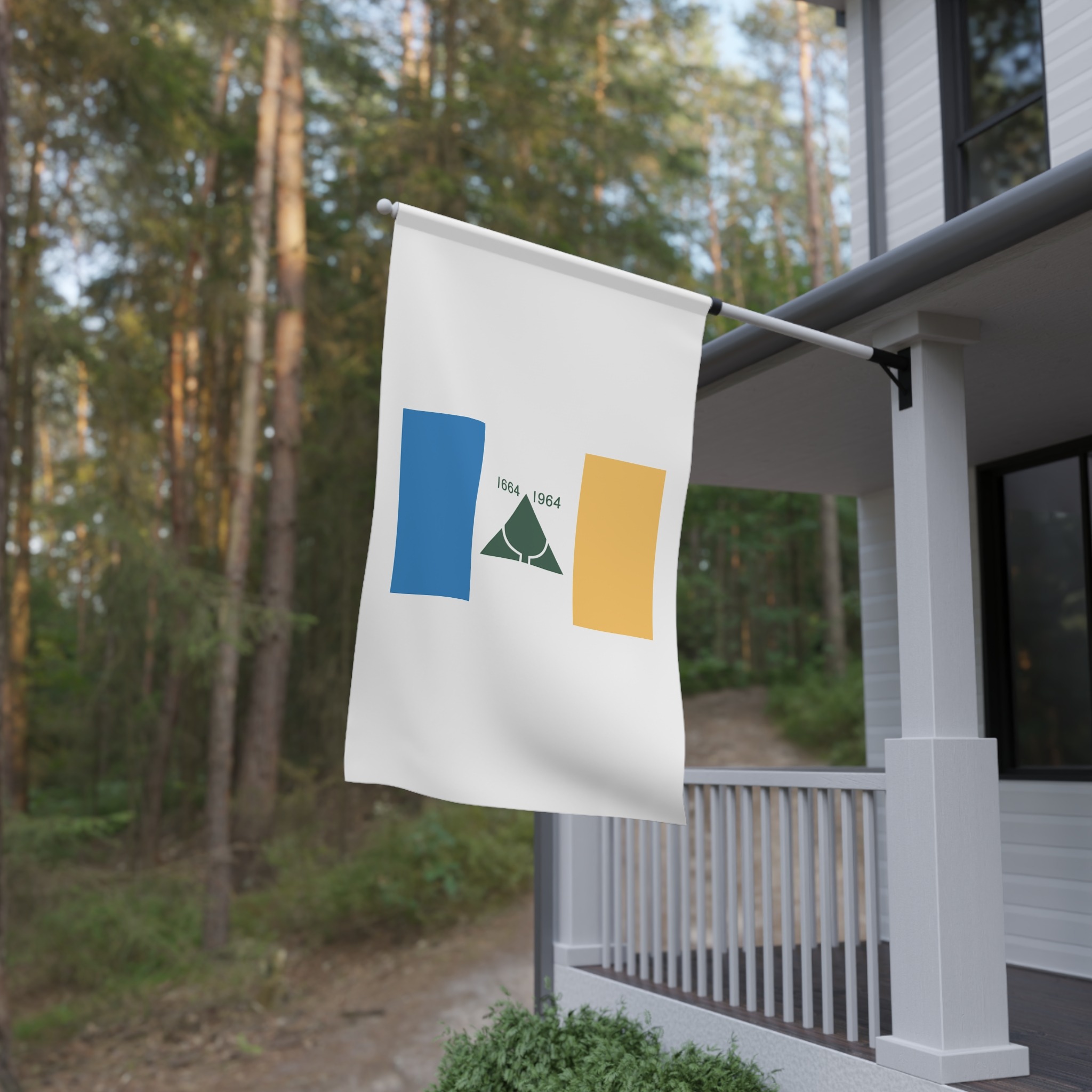 New Jersey Tricentennial Flag House Banner - Image 4
