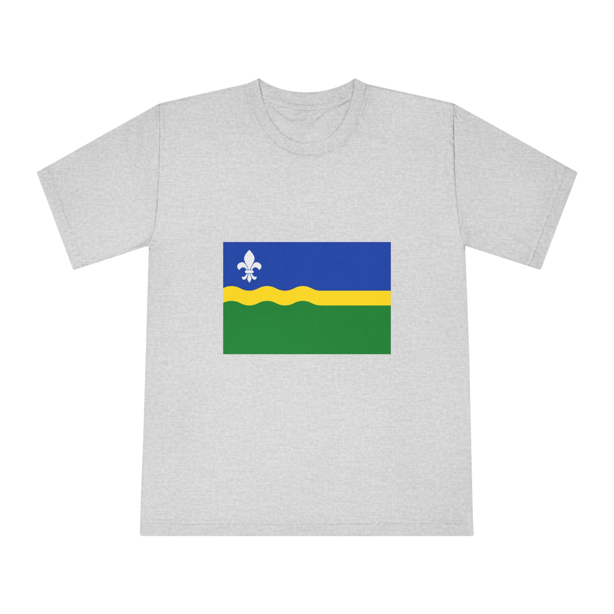 Flag of Flevoland Unisex Classic Crewneck T Shirt - Image 13