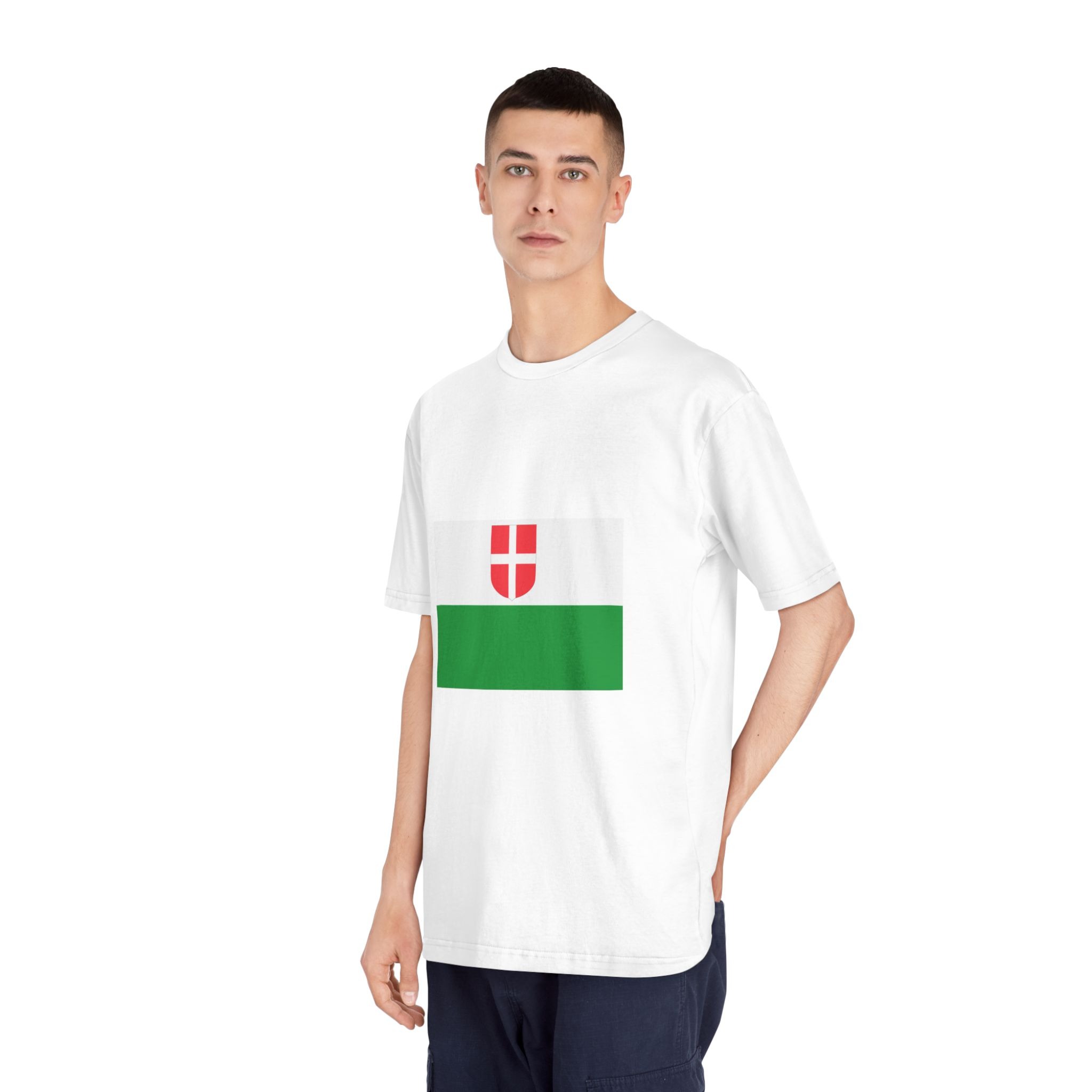 Flag of Et Harju Maakond Unisex Classic Crewneck T Shirt - Image 4