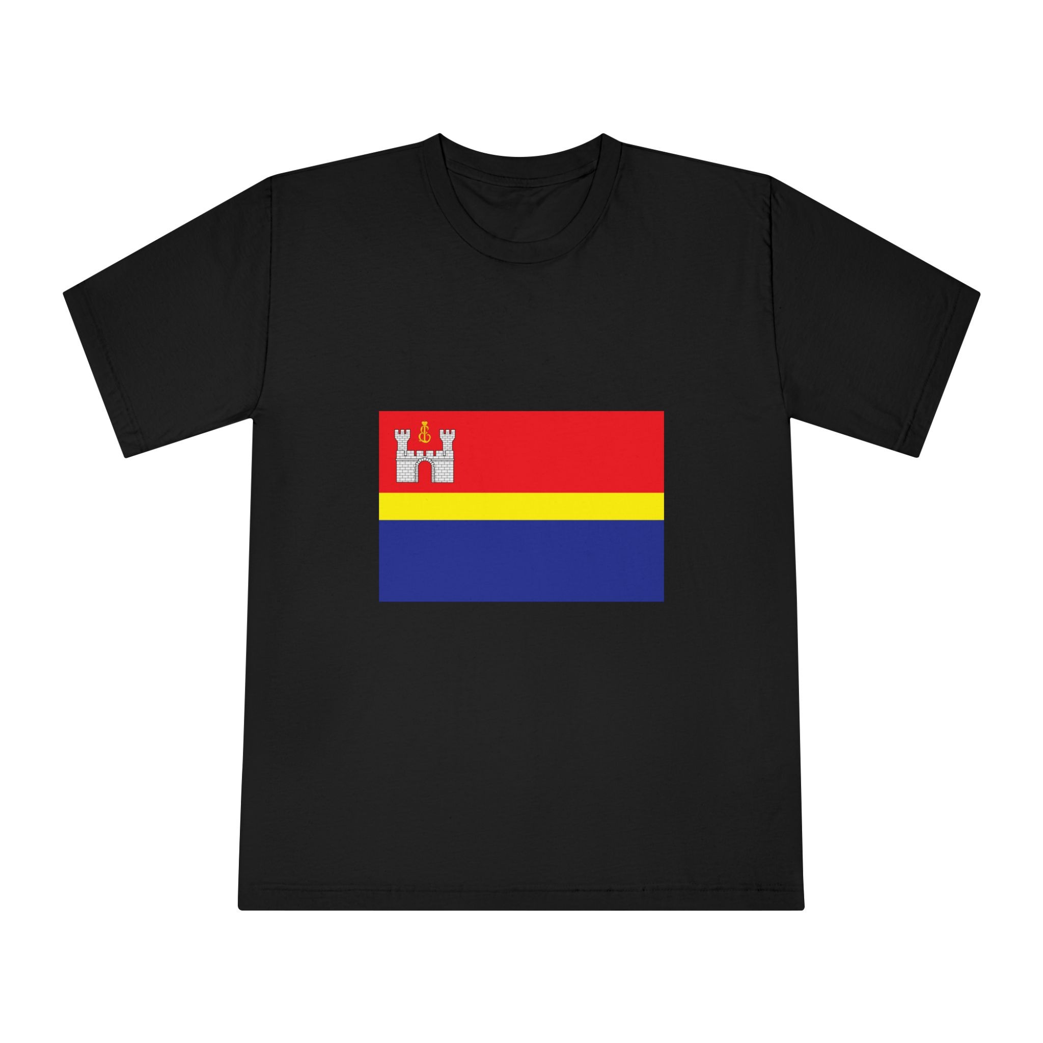 Flag of Kaliningrad Oblast Unisex Classic Crewneck T Shirt - Image 5