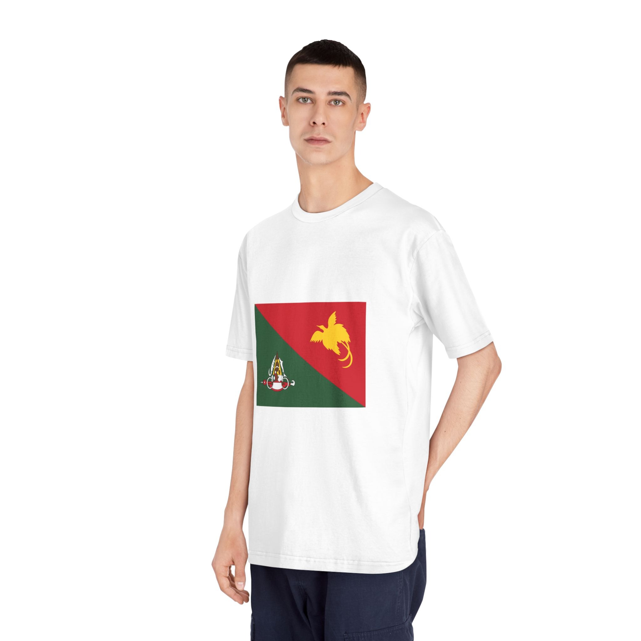 Flag of East Sepik Unisex Classic Crewneck T Shirt - Image 4