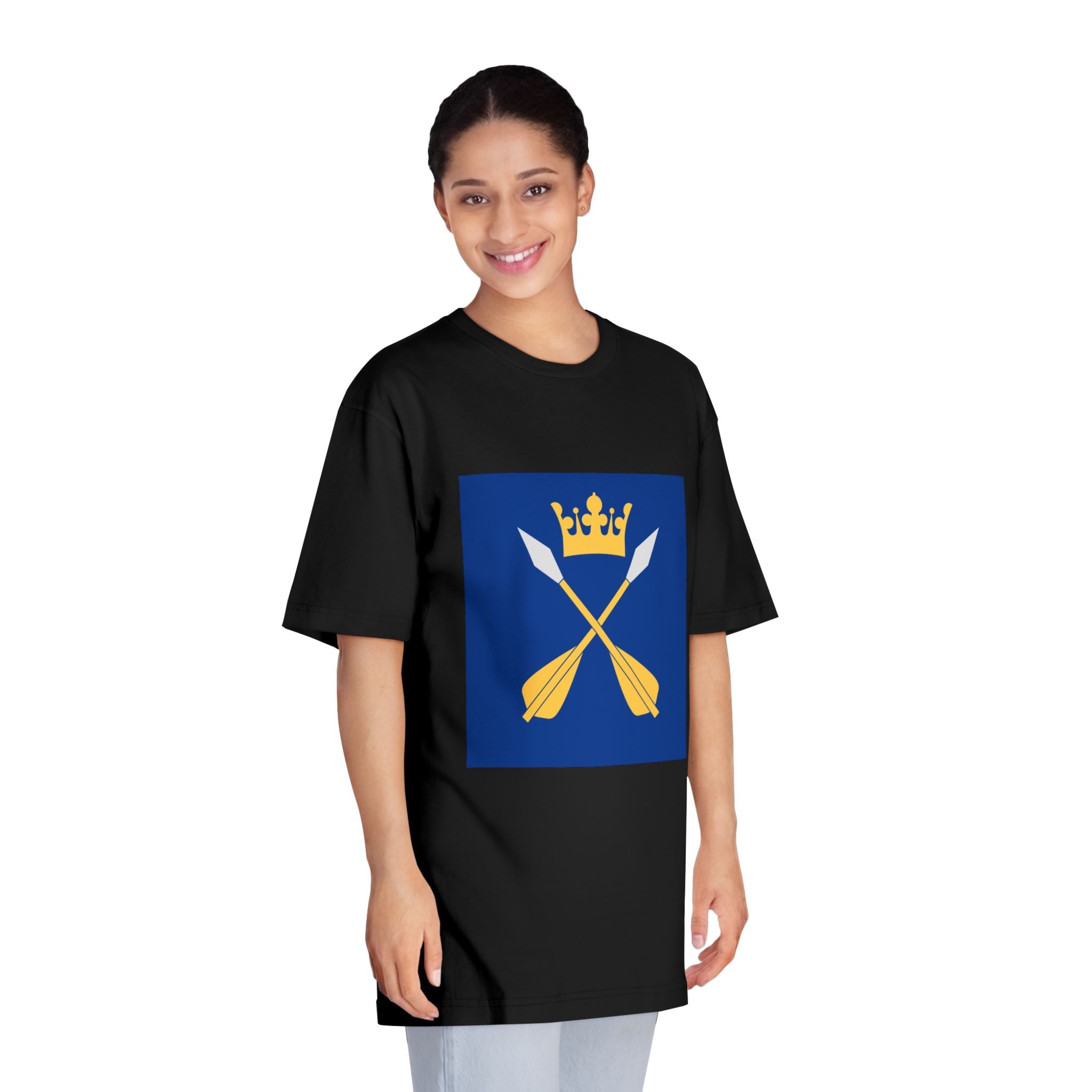 Dalarnas Län Vapenflagga Unisex Classic Crewneck T Shirt - Image 7