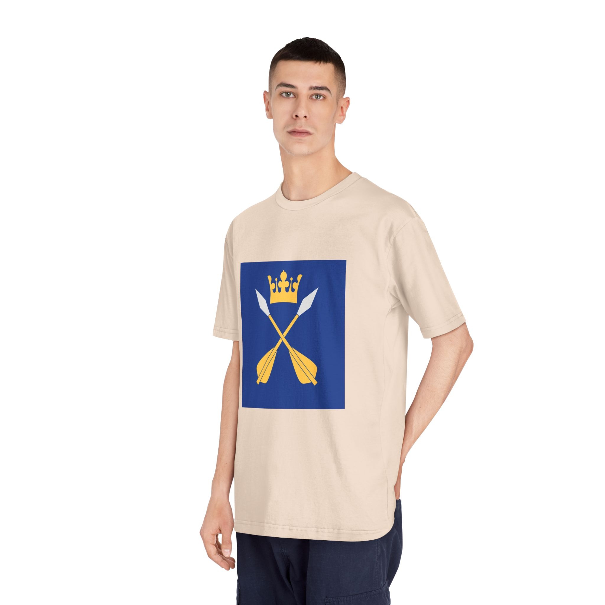 Dalarnas Län Vapenflagga Unisex Classic Crewneck T Shirt - Image 12