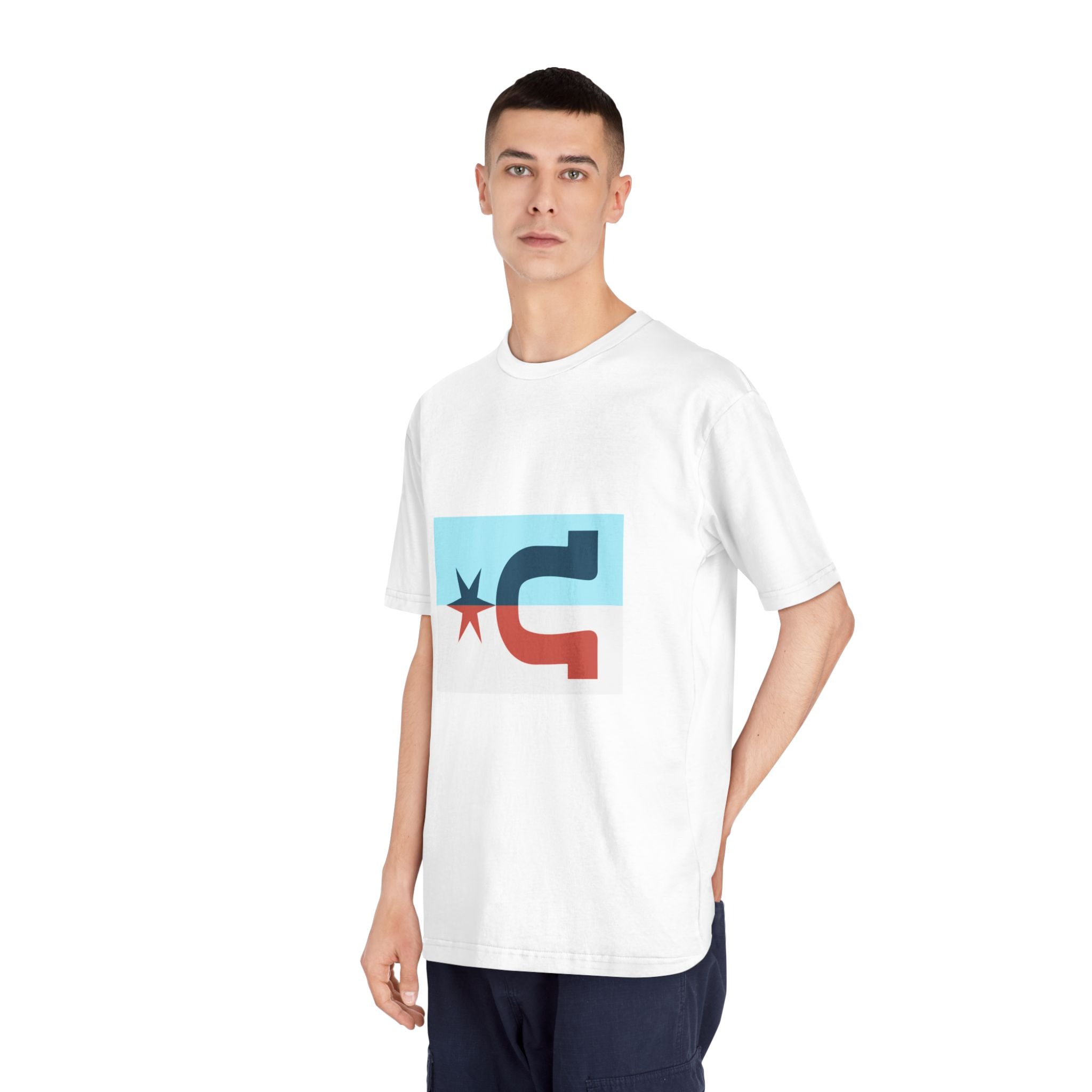 Flag of Caldwell, Kansas Unisex Classic Crewneck T Shirt - Image 4